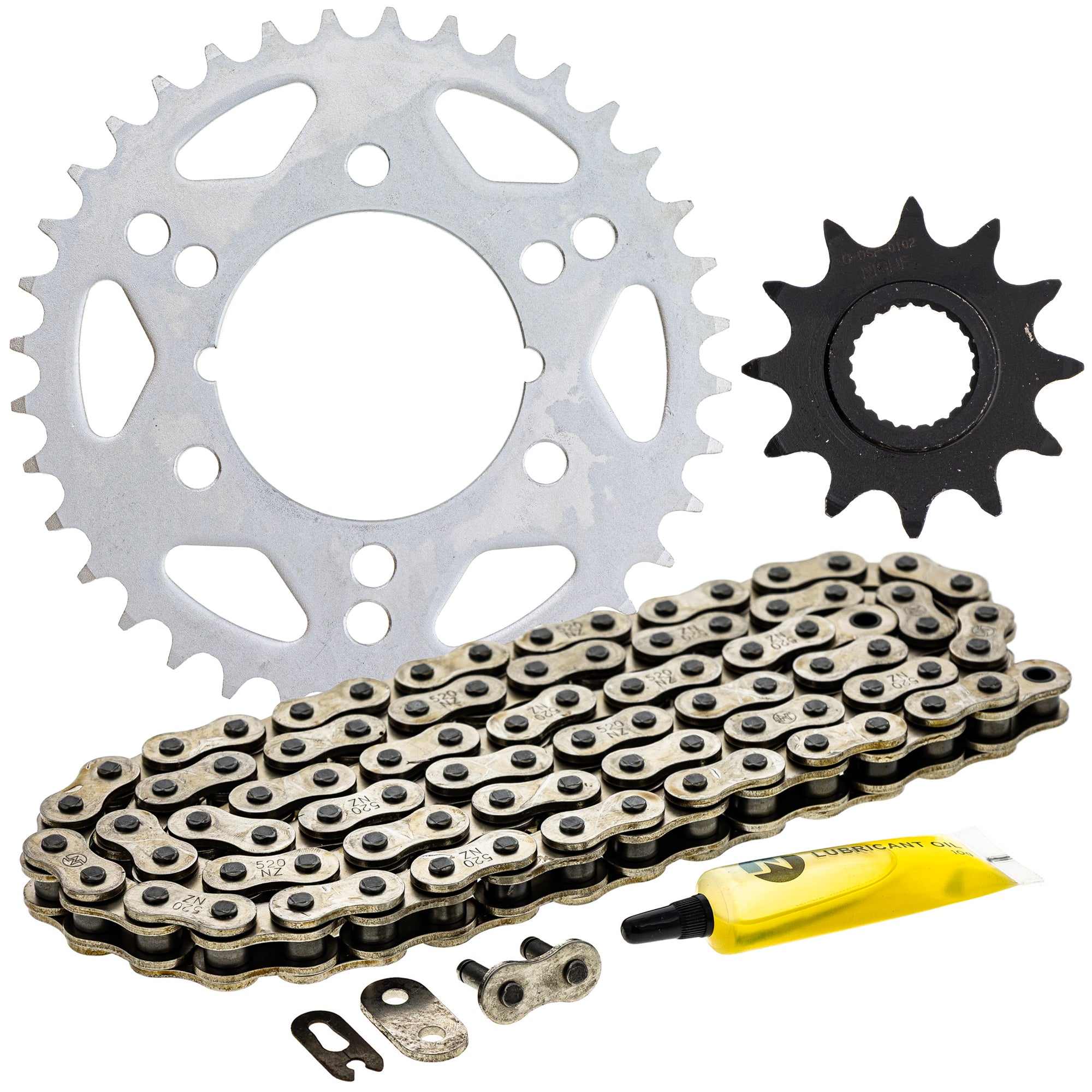 Drive Sprockets & Chain Kit for zOTHER Polaris JT Sprocket Xpress Trail 519-KCS0383K-K001 NICHE MK1003911