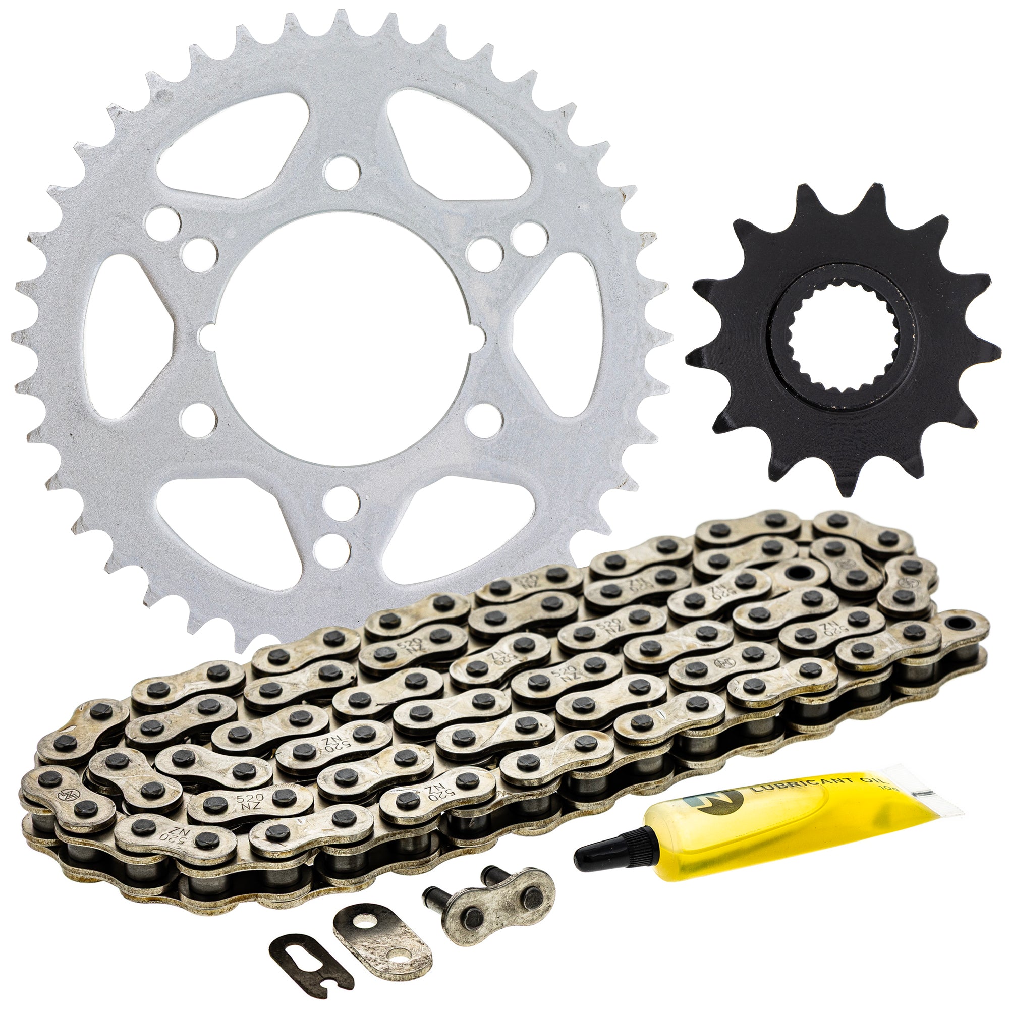 Drive Sprockets & Chain Kit for zOTHER Polaris JT Sprocket Trail 519-KCS0386K-K001 NICHE MK1003914