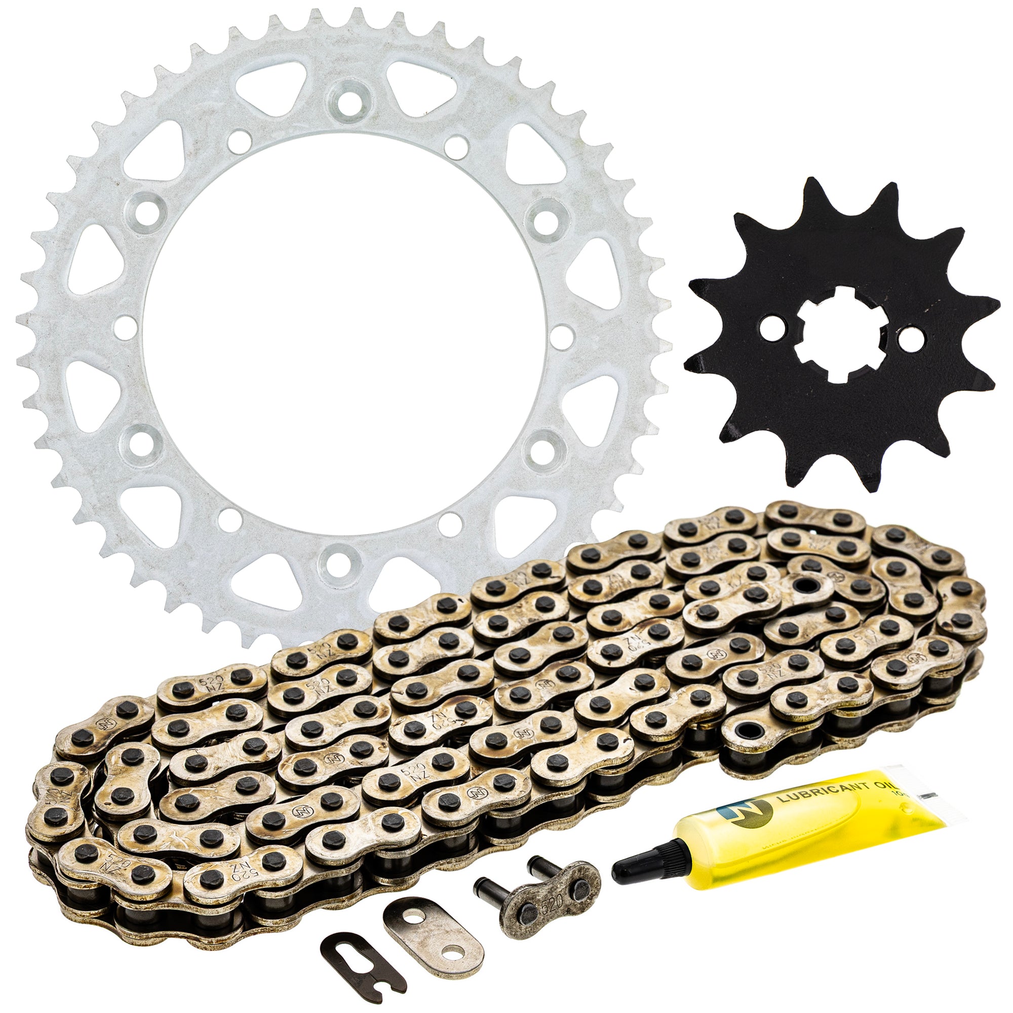 Drive Sprockets & Chain Kit for zOTHER Yamaha Kawasaki Ducati YZ125 92057-0017 67640662A NICHE MK1003921