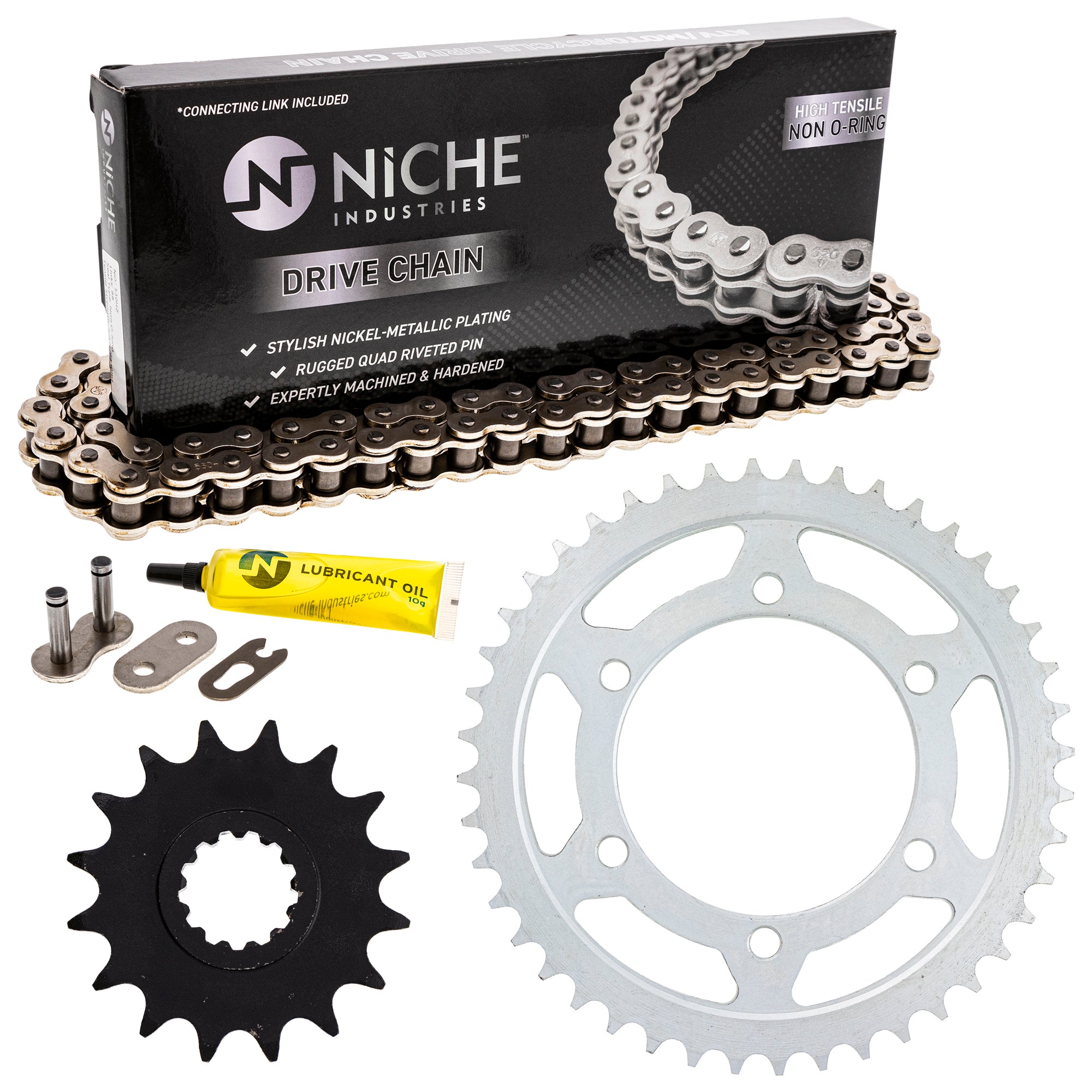 Drive Sprockets & Chain Kit for zOTHER FZ1 519-KCS0429K-K001 NICHE MK1003957