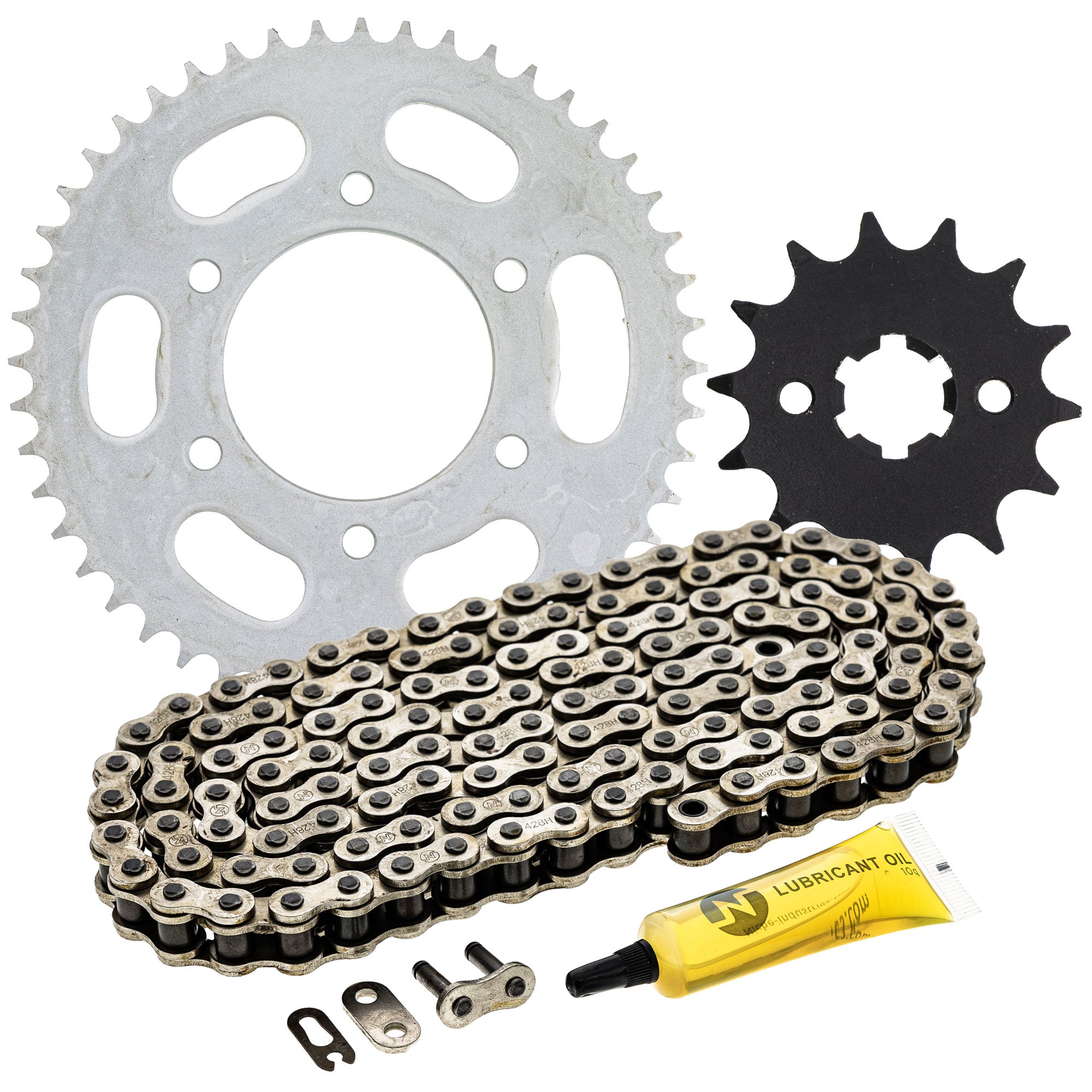 Drive Sprockets & Chain Kit for Kawasaki RM80 RM125 RM100 Eliminator 92057-0663 92057-0642 NICHE MK1003966