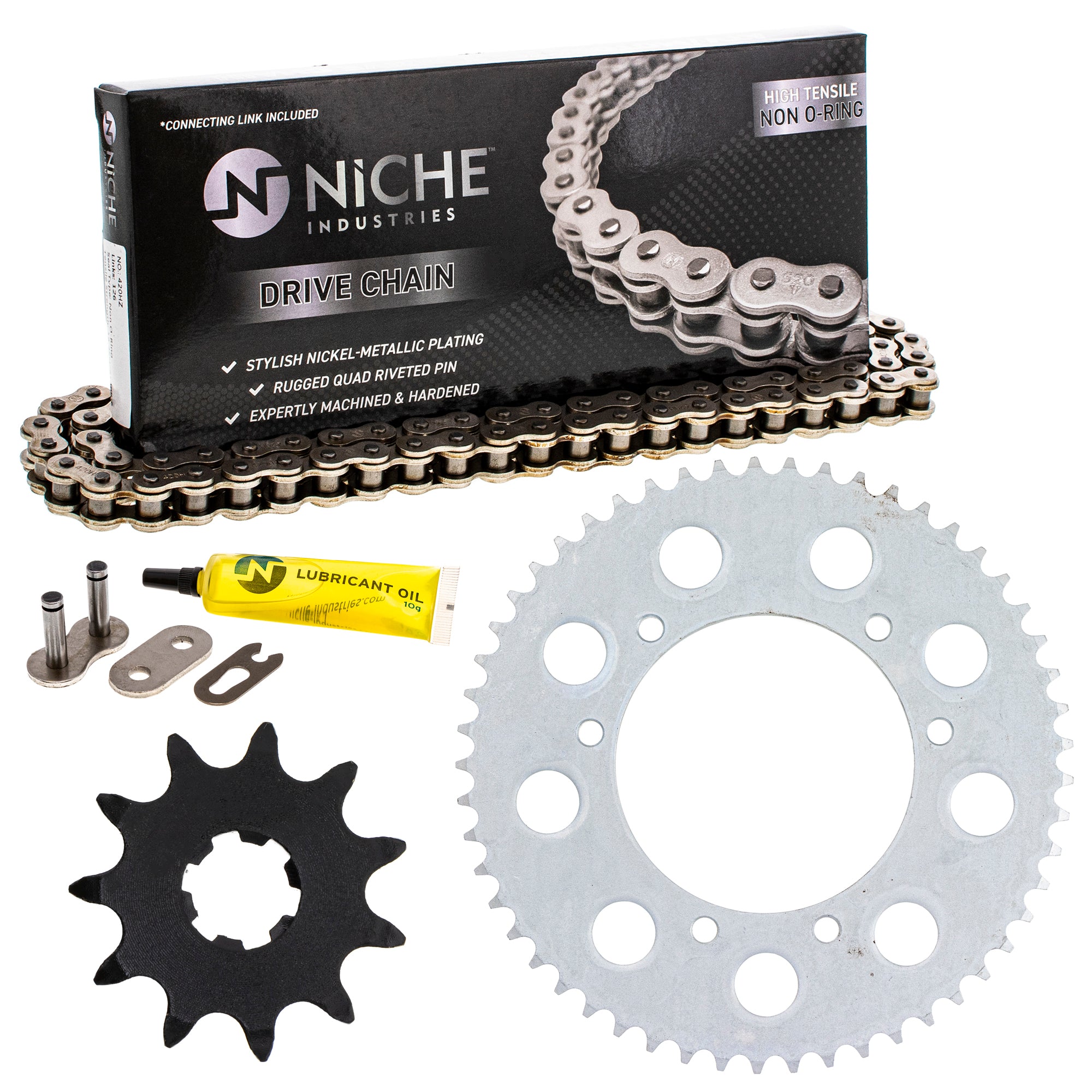 Drive Sprockets & Chain Kit for Honda Expert CRF150R 40540-KSE-003 40530-GBF-B01 NICHE MK1003984