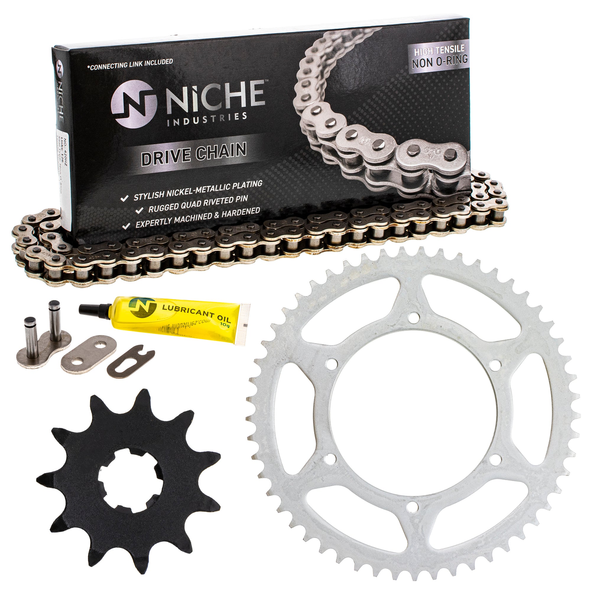 Drive Sprockets & Chain Kit for Honda Expert CRF150R 40540-KSE-003 40530-GBF-B01 NICHE MK1003985