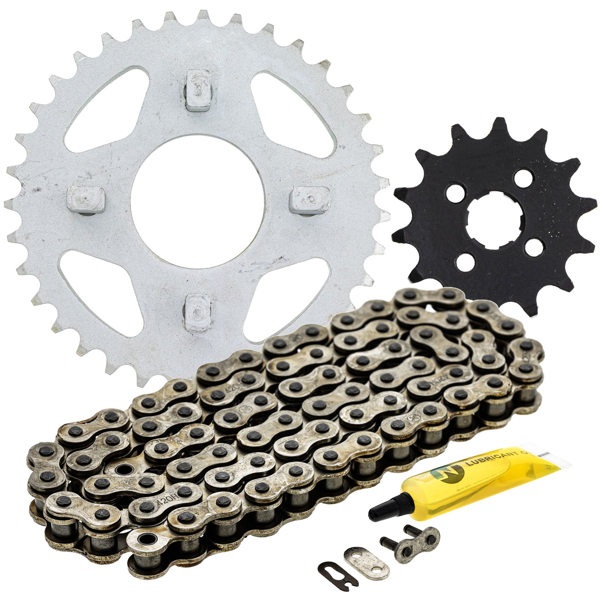 Drive Sprockets & Chain Kit for zOTHER Honda ATC70 40530-181-952 23800-040-010 NICHE MK1004011
