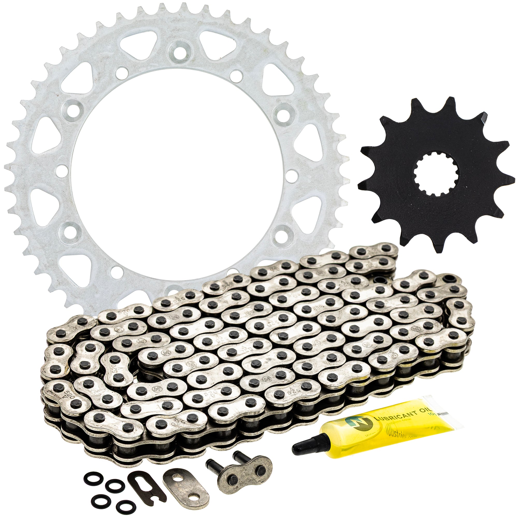 Drive Sprockets & Chain Kit for Yamaha YZ125 9383A-13031-00 9Y582-36111-00 9Y582-28111-00 NICHE MK1004074