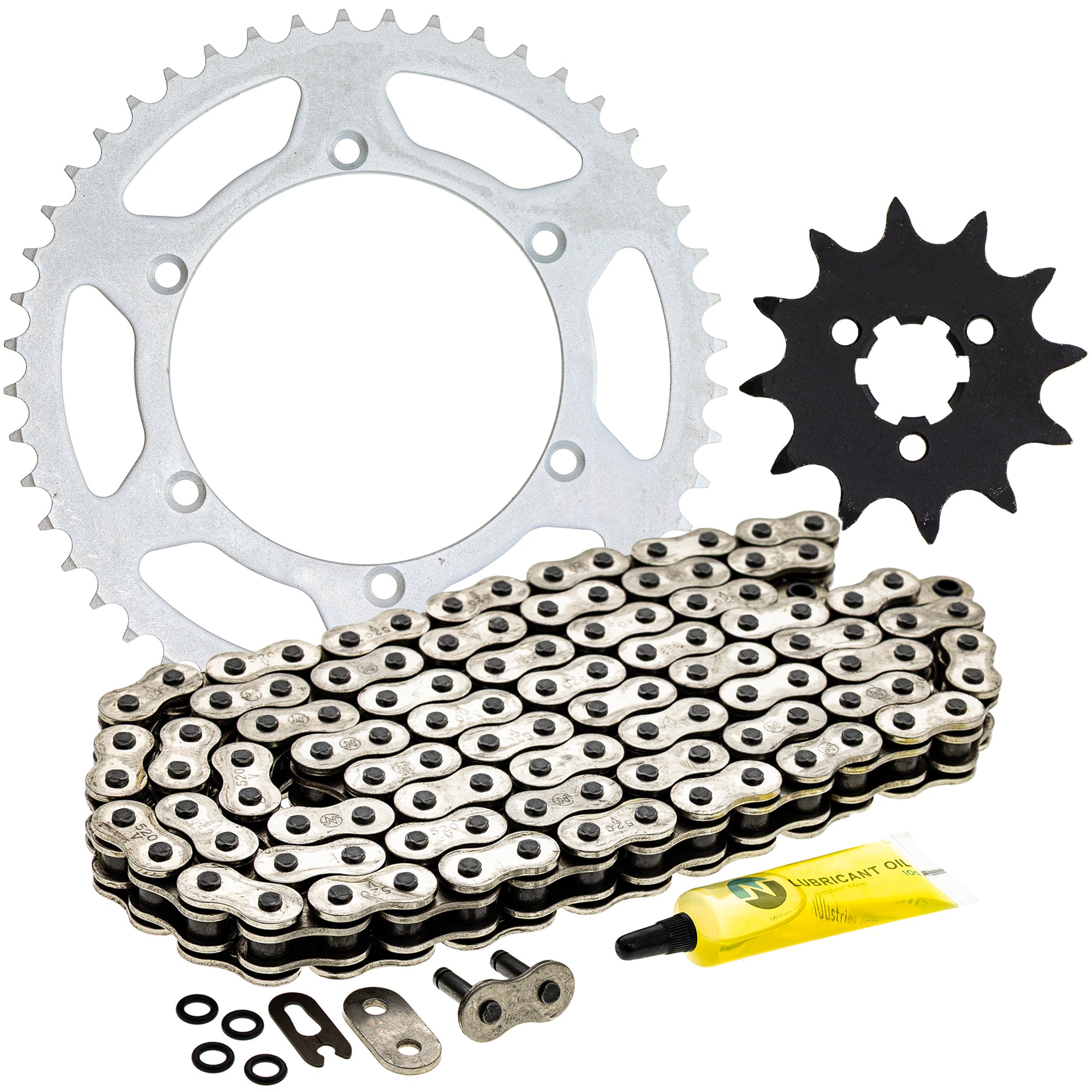 Drive Sprockets & Chain Kit for zOTHER Kawasaki JT Sprocket KX125 42041-1448 42041-1383 NICHE MK1004081