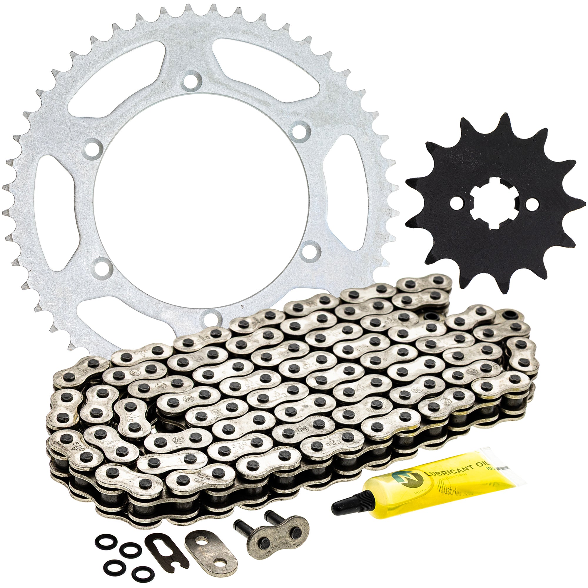 Drive Sprockets & Chain Kit for zOTHER Kawasaki JT Sprocket KDX200 92057-0129 42041-1448 NICHE MK1004084