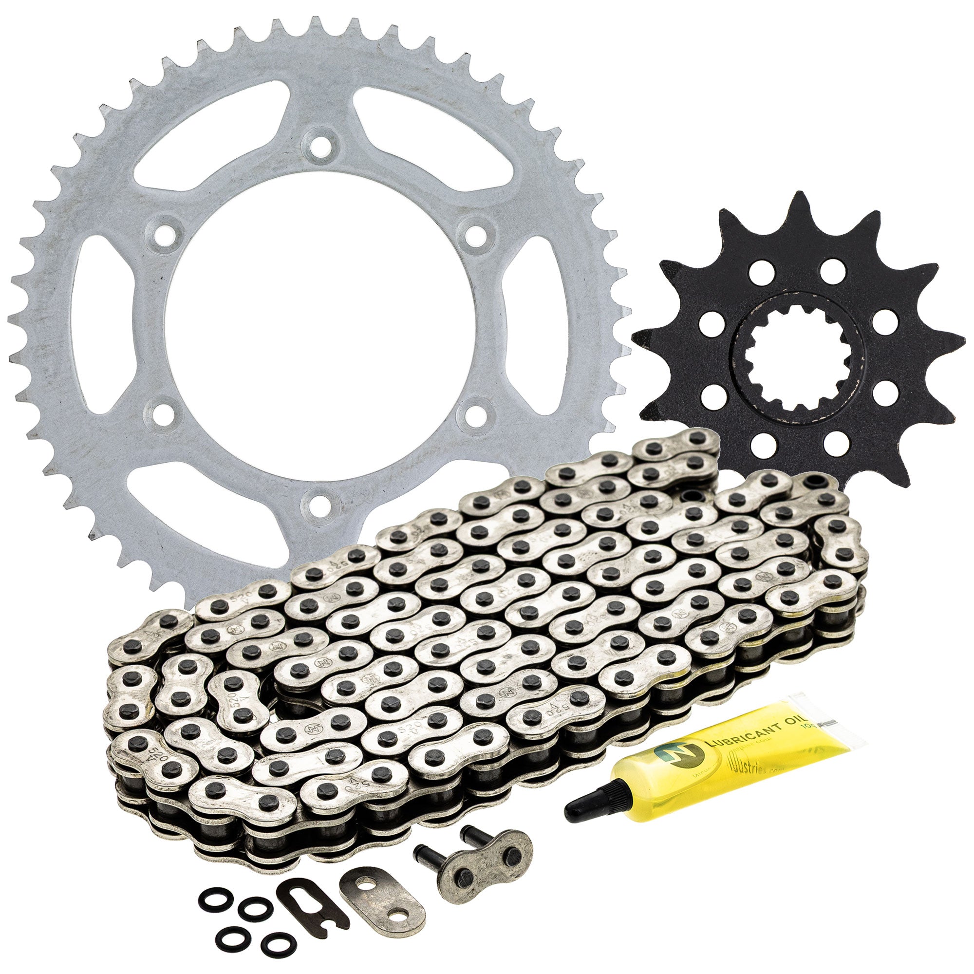 Drive Sprockets & Chain Kit for Kawasaki KX250 92057-0129 92057-0079 42041-1450 42041-1408 NICHE MK1004090