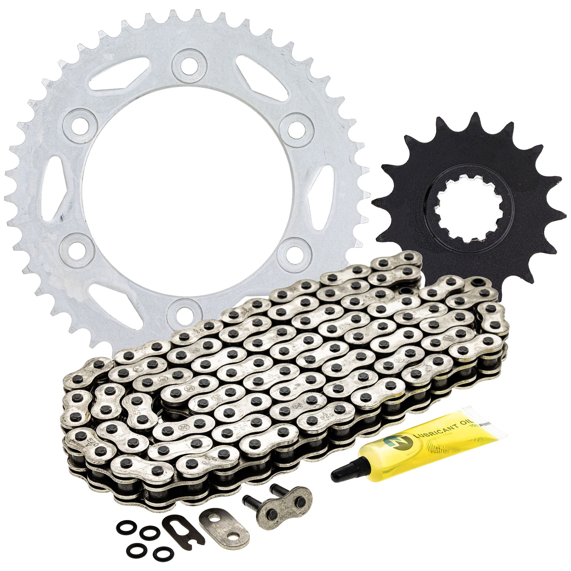 Drive Sprockets & Chain Kit for Kawasaki YZ250F YZ250 YZ125 WR250Z 92057-0129 92057-S018 NICHE MK1004105