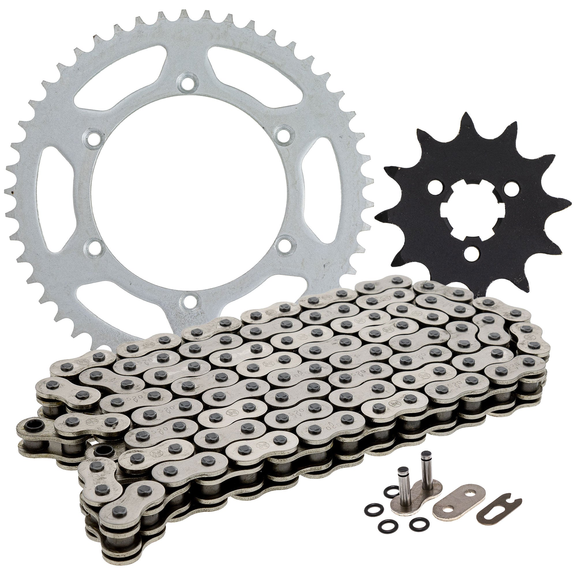 Drive Sprockets & Chain Kit for zOTHER Kawasaki JT Sprocket KX125 42041-1104 42041-1384 NICHE MK1004181