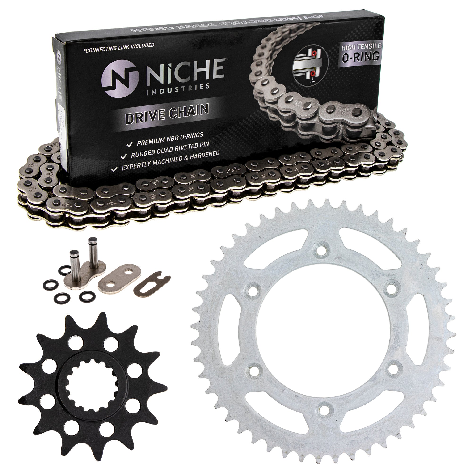 Drive Sprockets & Chain Kit for zOTHER KTM JT Sprocket Husqvarna Poulan Craftsman AYP NICHE MK1004196