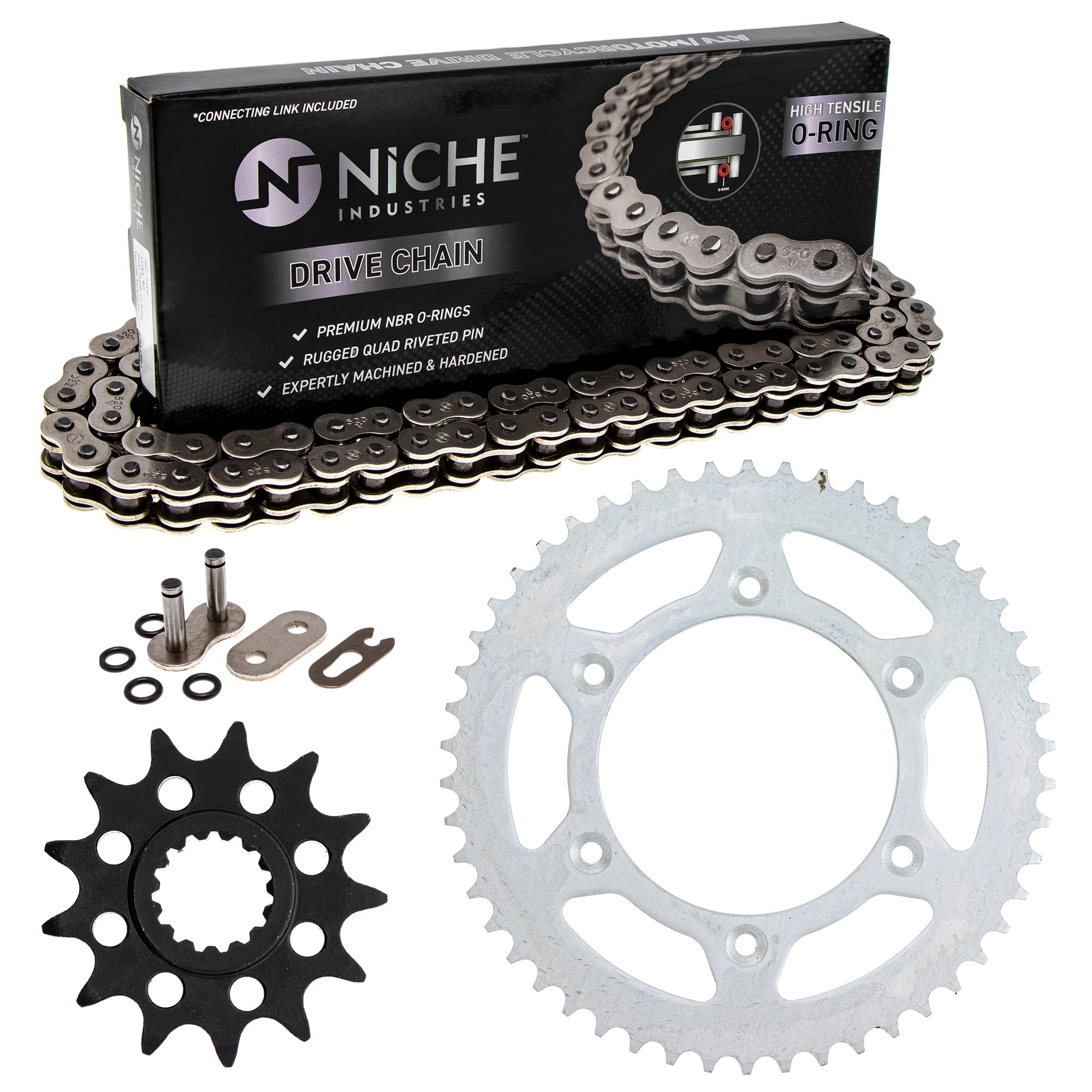 Drive Sprockets & Chain Kit for zOTHER KTM JT Sprocket Husqvarna Poulan Craftsman AYP NICHE MK1004197