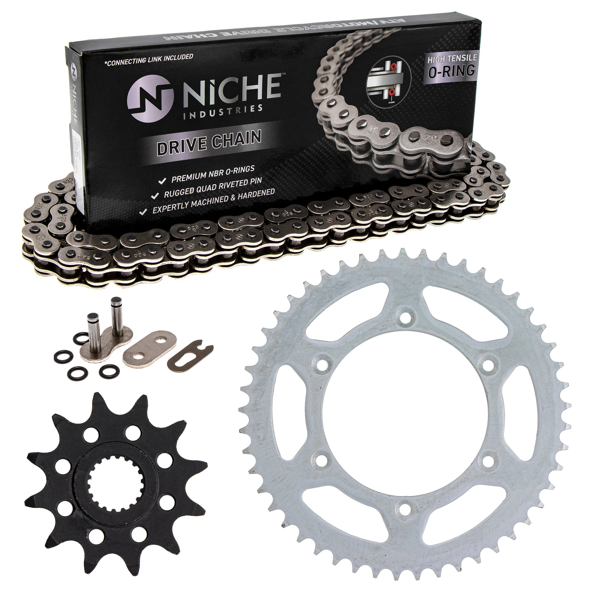 Drive Sprockets & Chain Kit for zOTHER Suzuki JT Sprocket RM125 27511-14101 27511-14111 NICHE MK1004203
