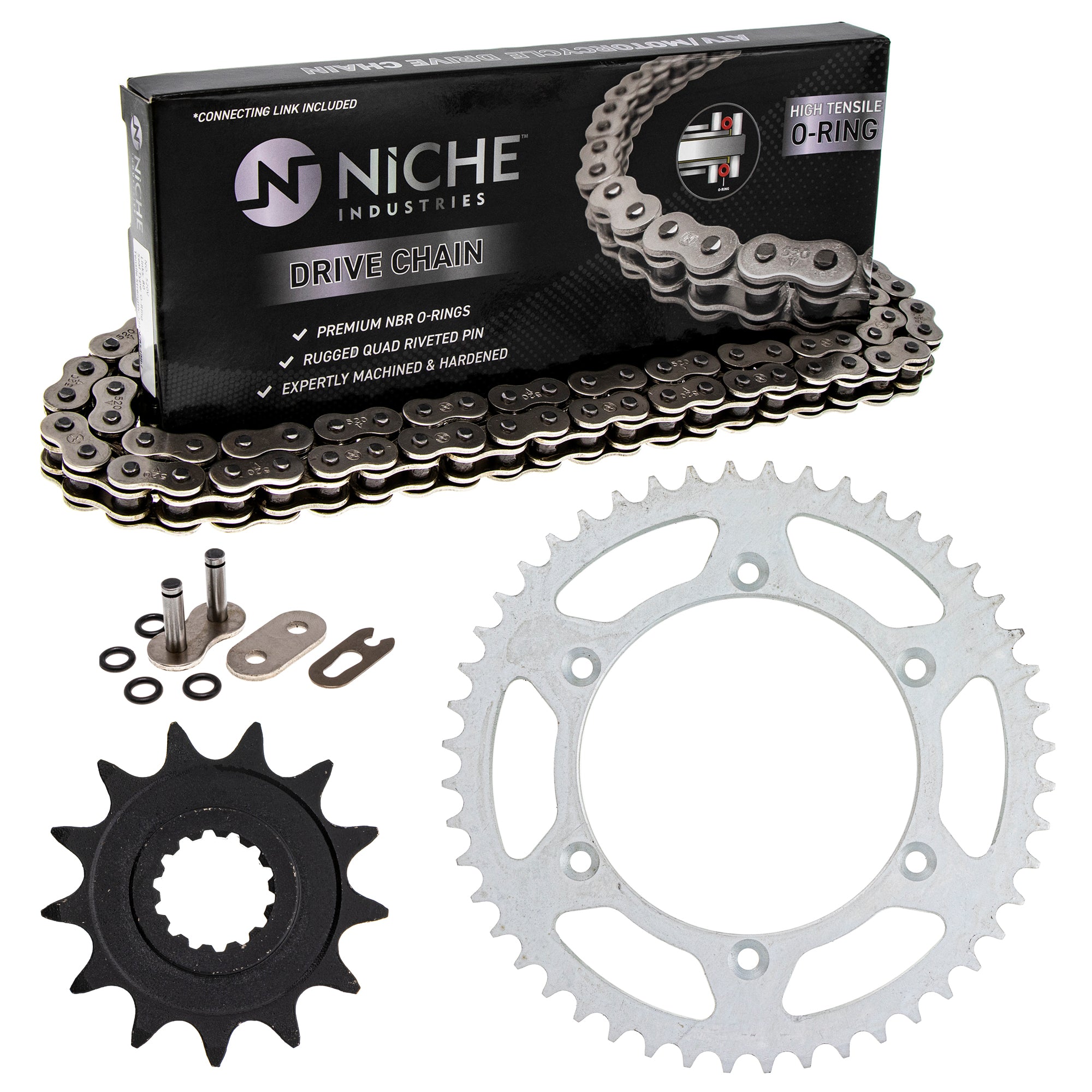 Drive Sprockets & Chain Kit for zOTHER Suzuki JT Sprocket EC450 9Y581-92115-00 NICHE MK1004209