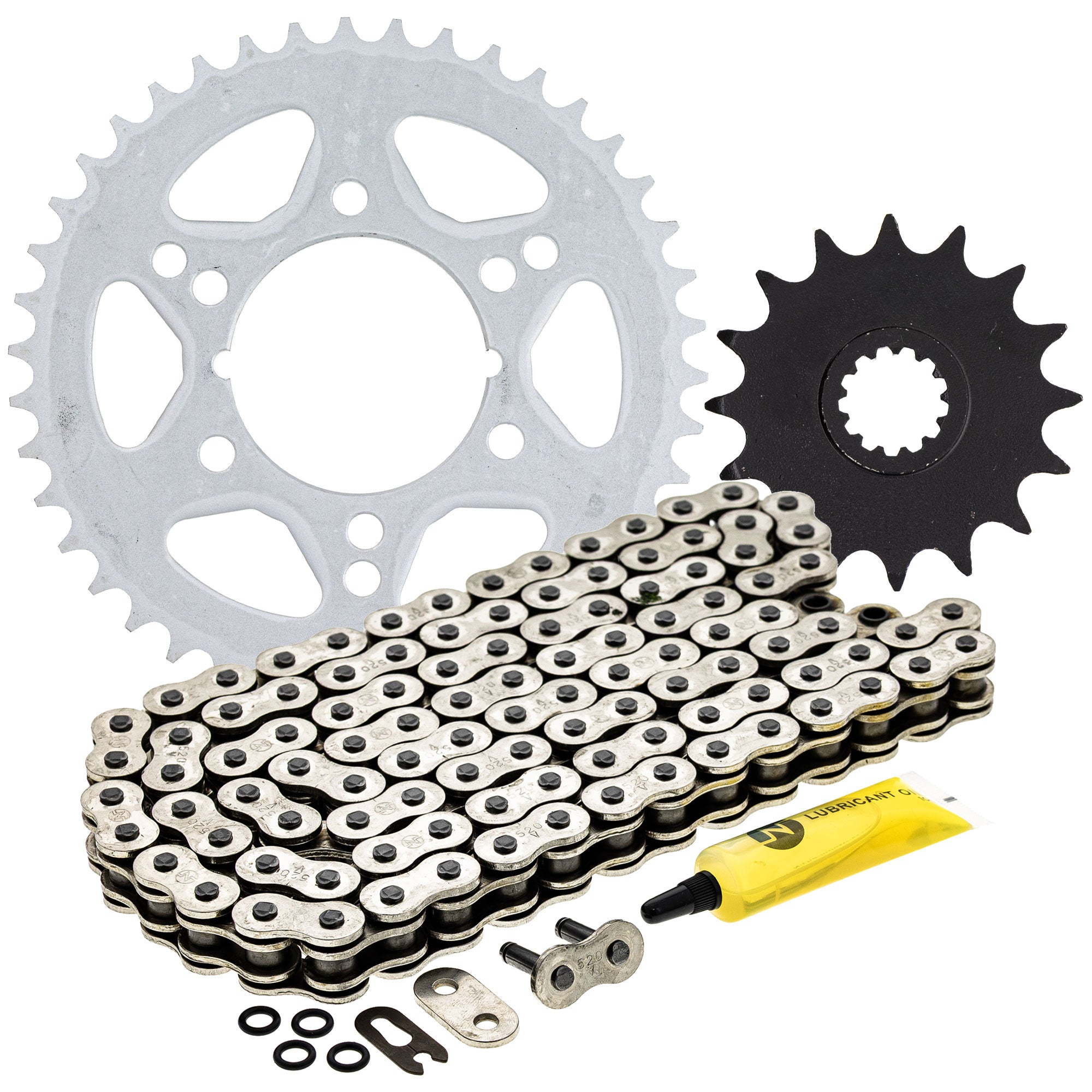 Drive Sprockets & Chain Kit for zOTHER Kawasaki Ninja 92057-1400 92057-0136 92057-0117 NICHE MK1004228