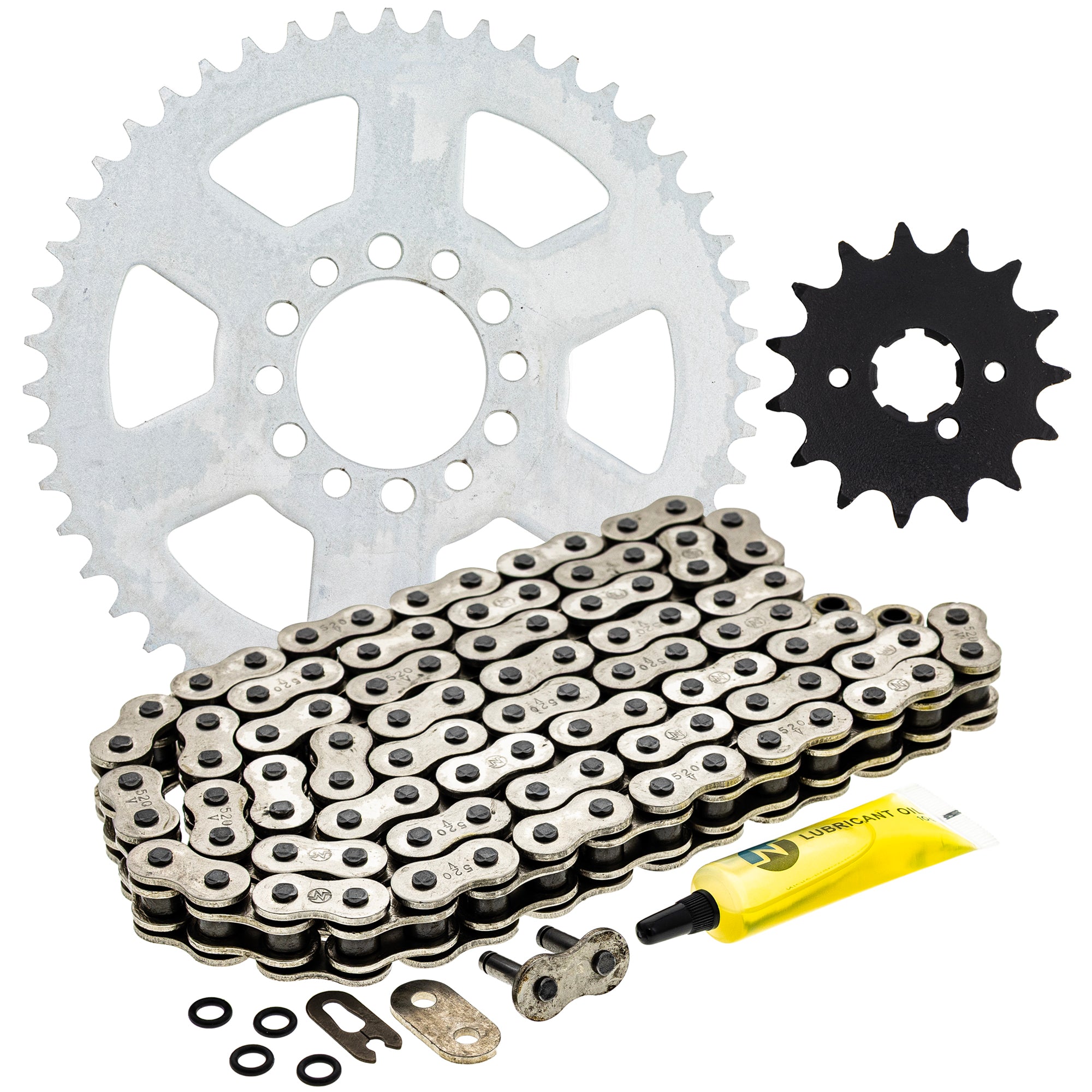 Drive Sprockets & Chain Kit for zOTHER Yamaha Kawasaki JT Sprocket XT250 519-KCS0727K-K001 NICHE MK1004255
