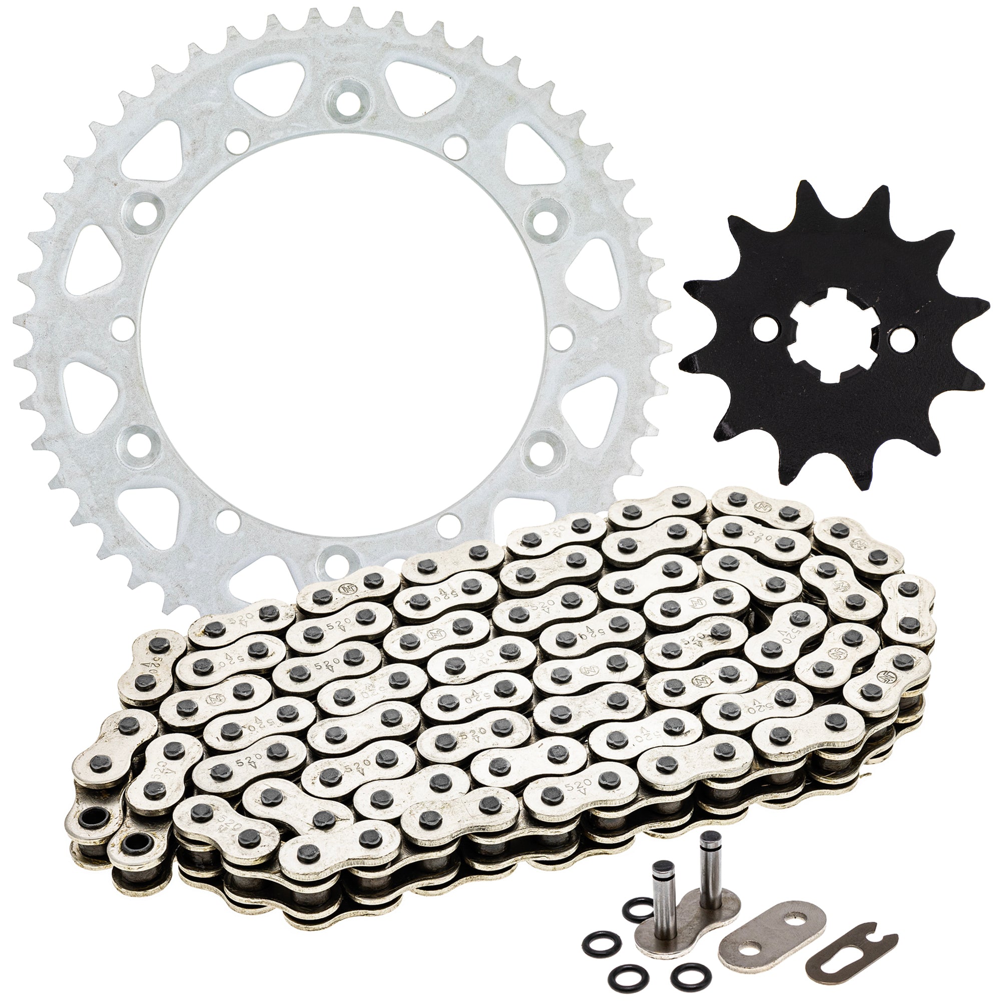 Drive Sprockets & Chain Kit for zOTHER Yamaha Kawasaki YZ125 92057-0019 92057-0011 NICHE MK1004257