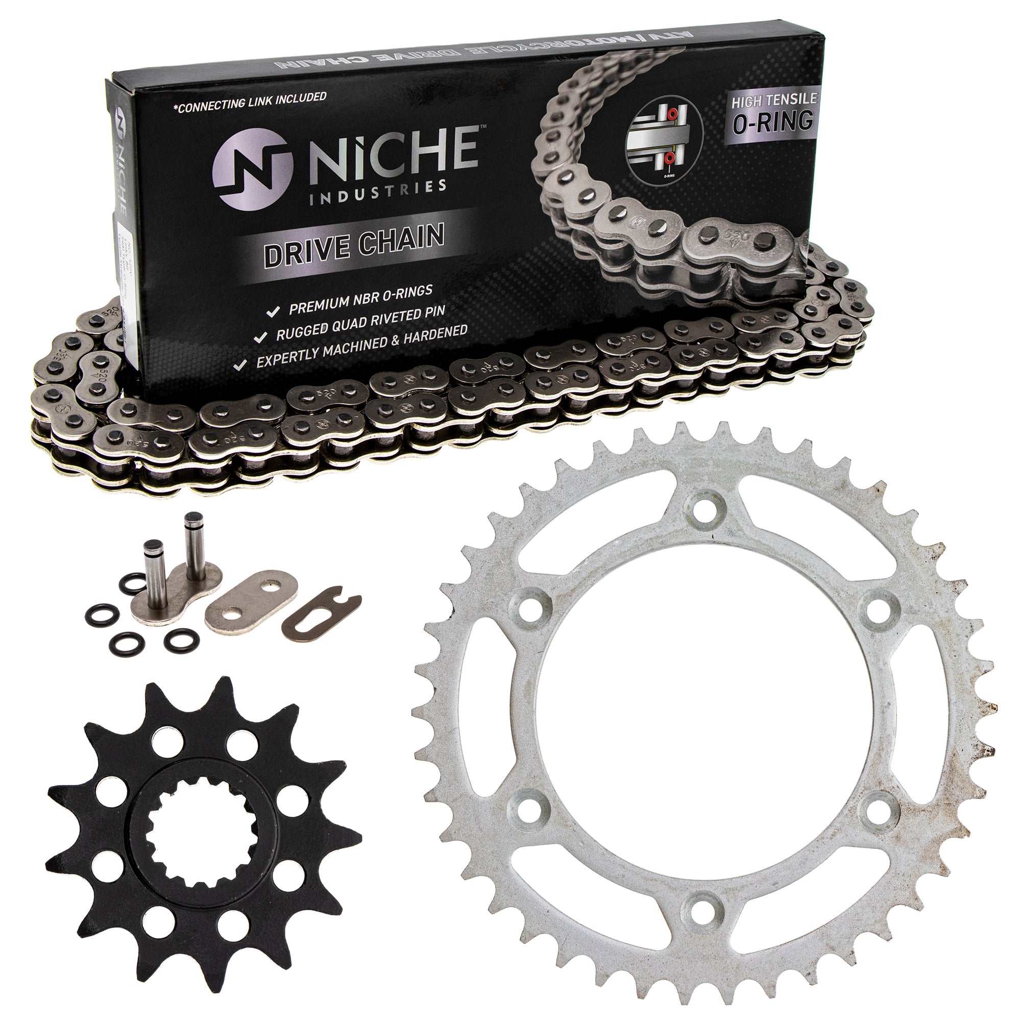 Drive Sprockets & Chain Kit for zOTHER KTM JT Sprocket WR250 WR125 TE250i TE250 NICHE MK1004283