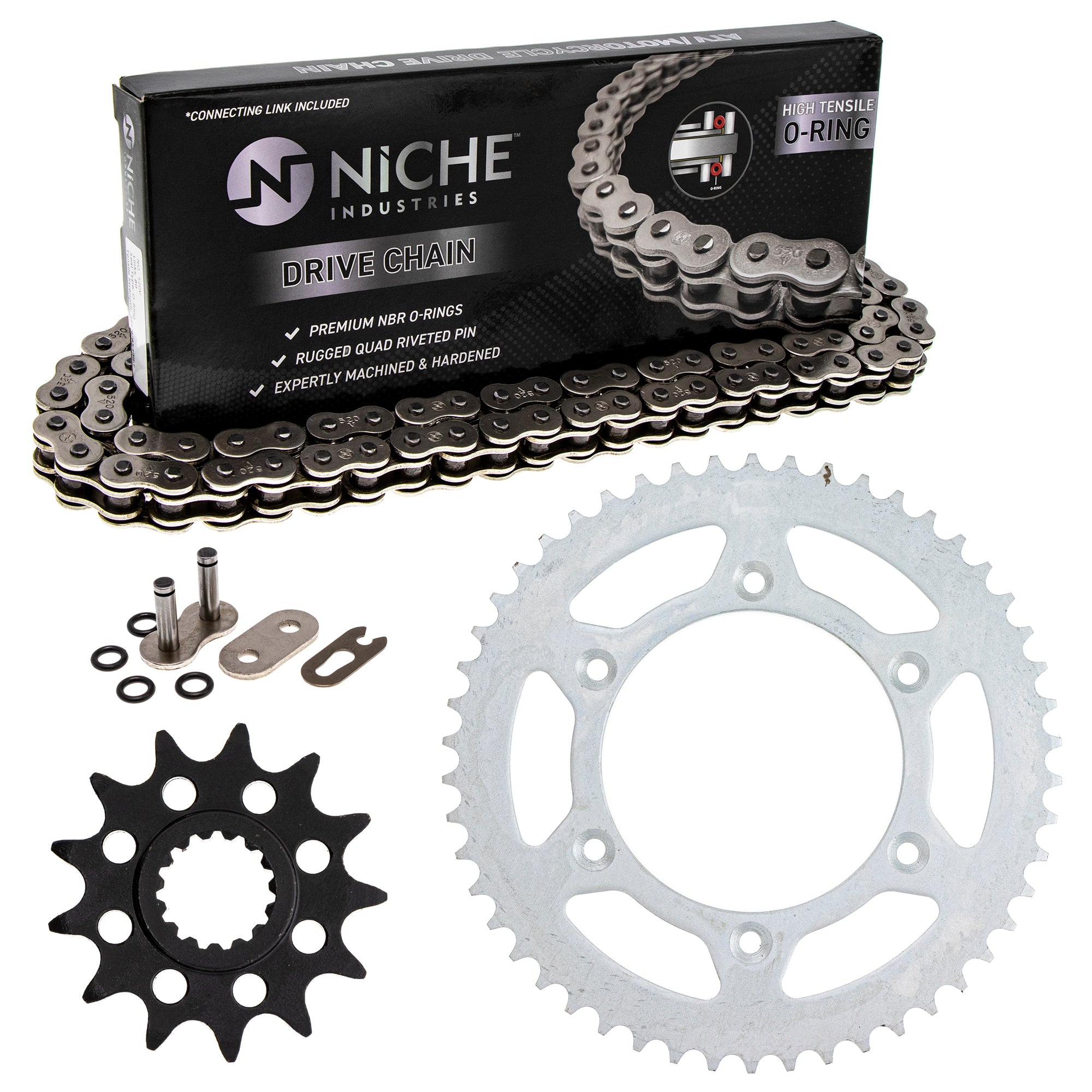 Drive Sprockets & Chain Kit for zOTHER KTM JT Sprocket Husqvarna Poulan Craftsman AYP NICHE MK1004286