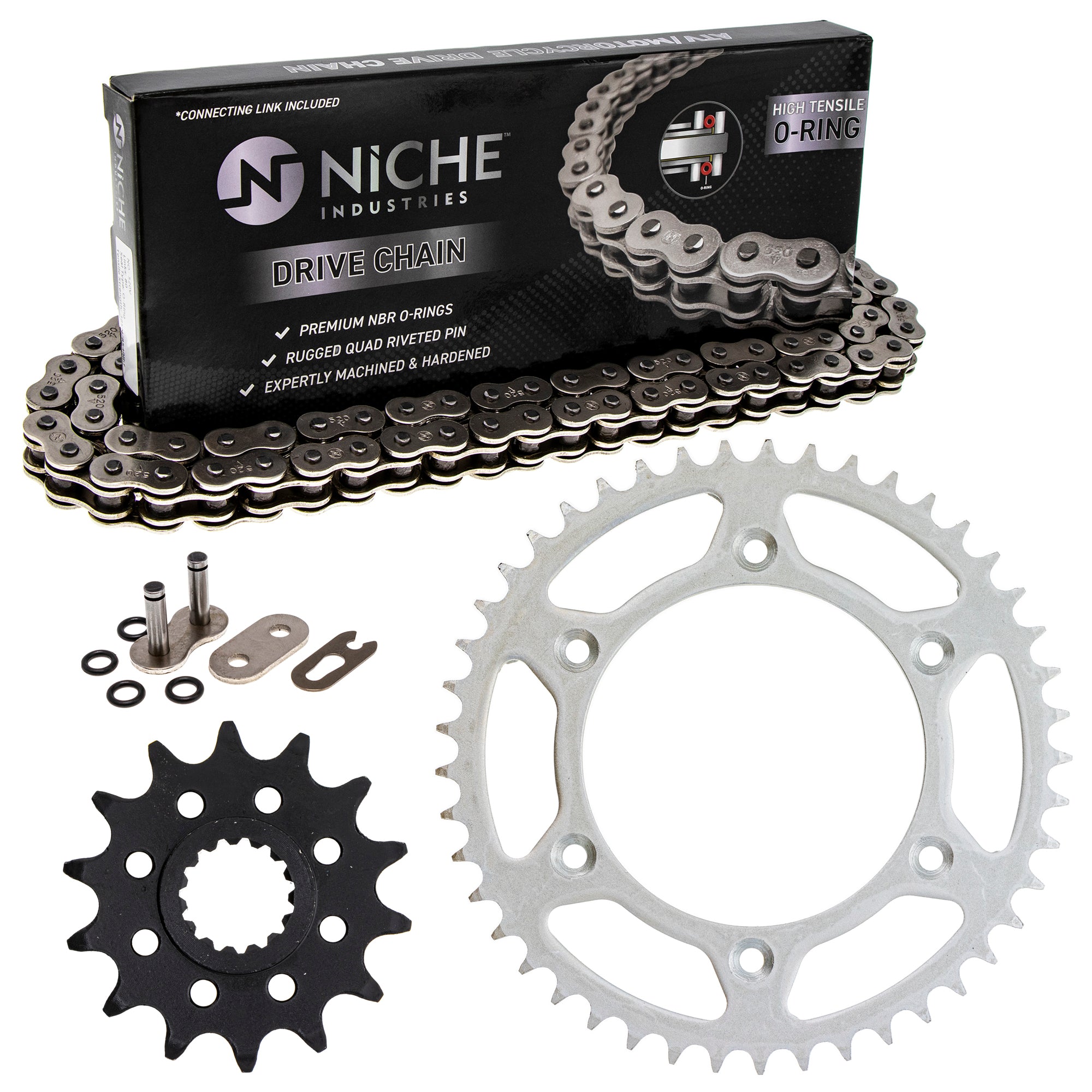 Drive Sprockets & Chain Kit for zOTHER KTM JT Sprocket Husqvarna Poulan Craftsman AYP NICHE MK1004290