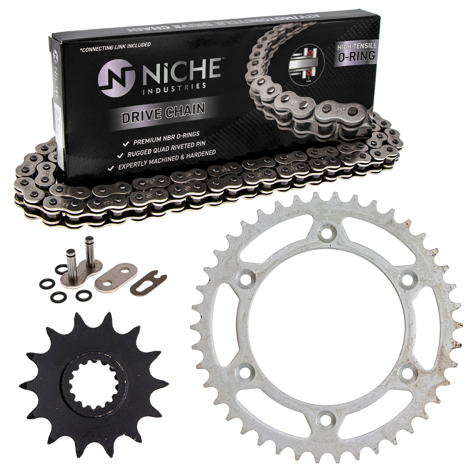 Drive Sprockets & Chain Kit for zOTHER KTM 640 5841005104204 58310051042 58033029014 NICHE MK1004297