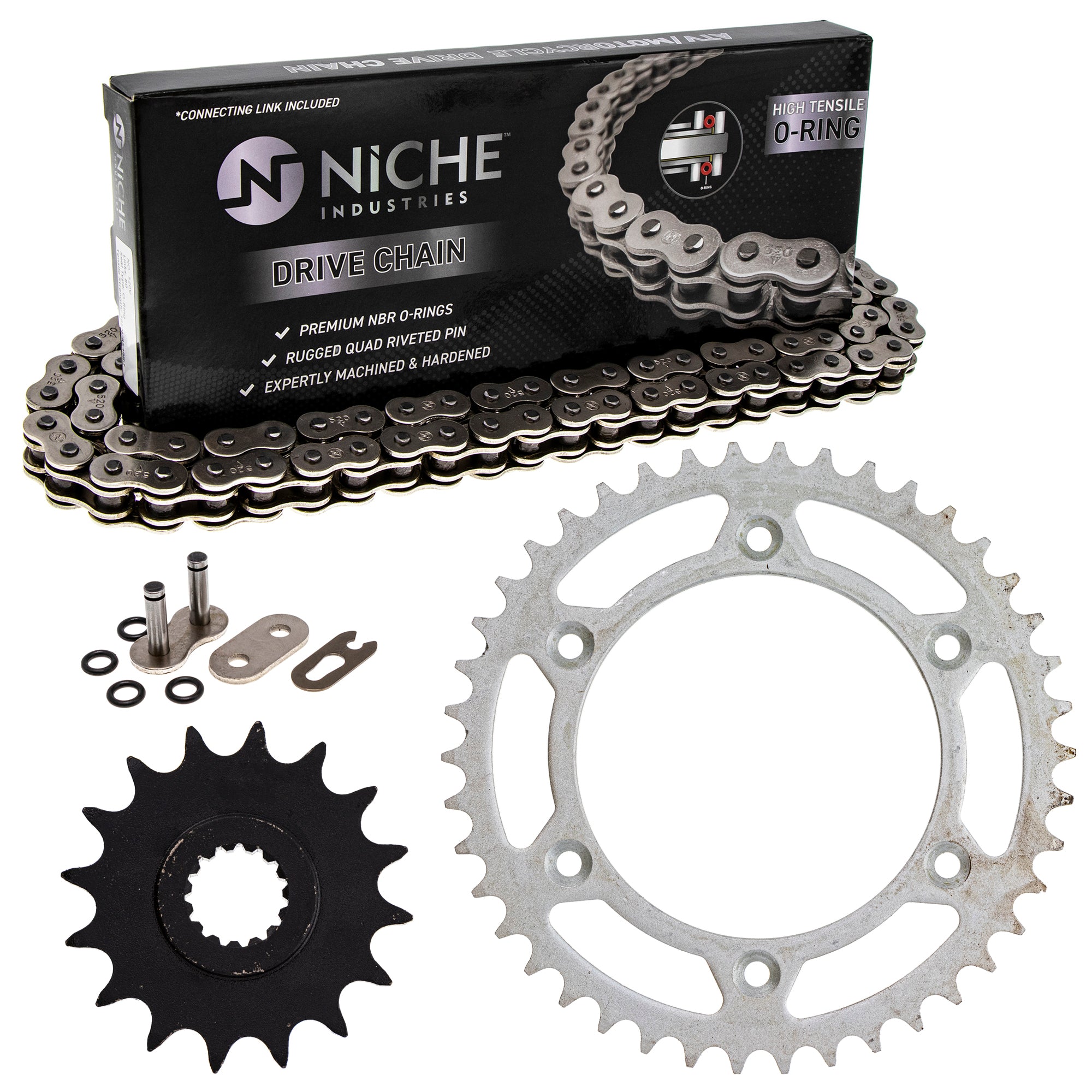 Drive Sprockets & Chain Kit for zOTHER KTM 690 640 400 5841005104204 58310051042 NICHE MK1004303