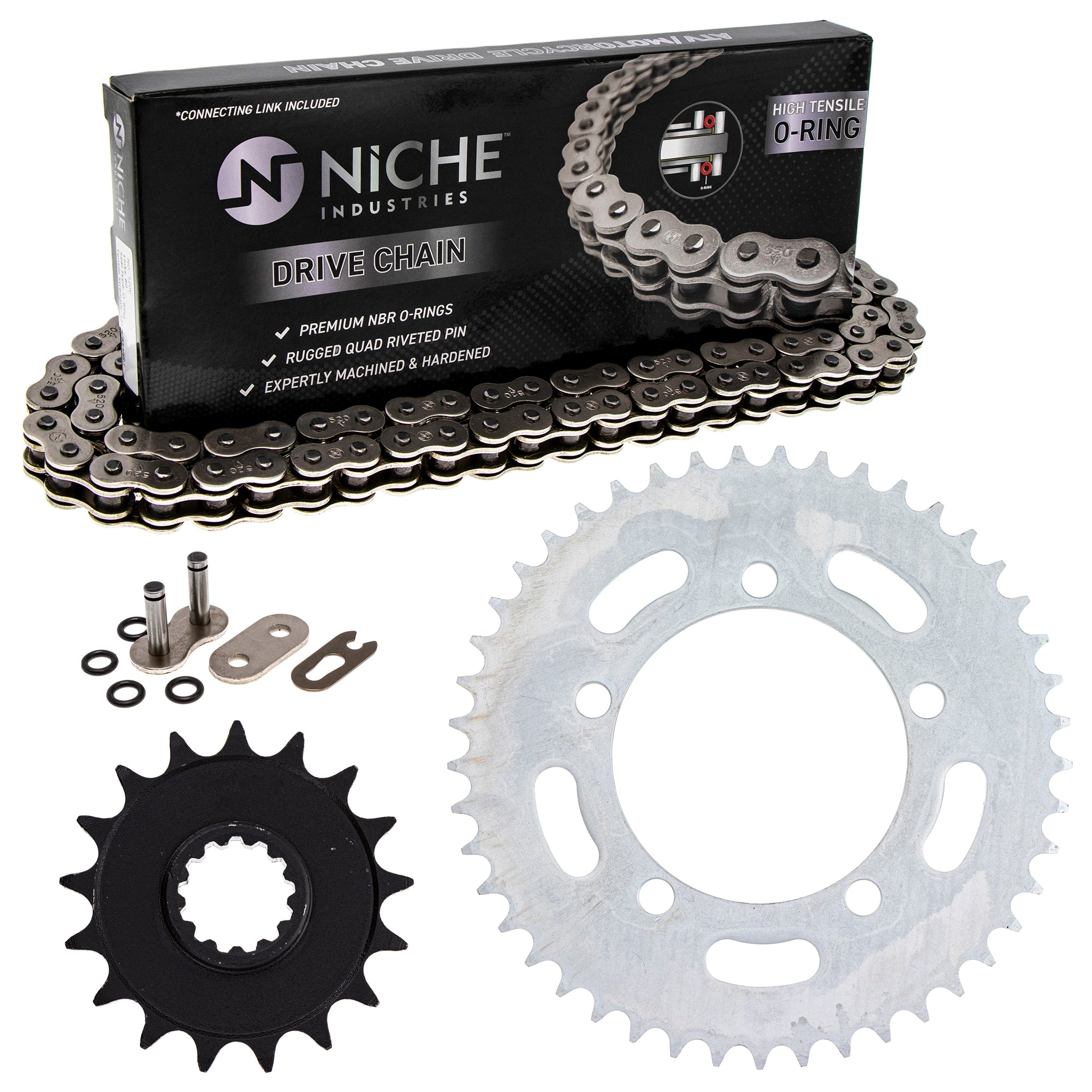 Drive Sprockets & Chain Kit for zOTHER S1000RR 519-KCS0782K-K001 11417717378 NICHE MK1004310