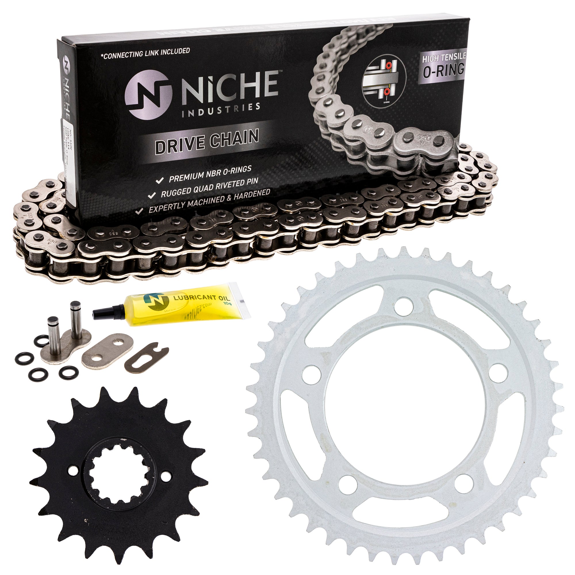 Drive Sprockets & Chain Kit for zOTHER JT Sprocket Honda ZZR600 Super Ninja Magna NICHE MK1004347