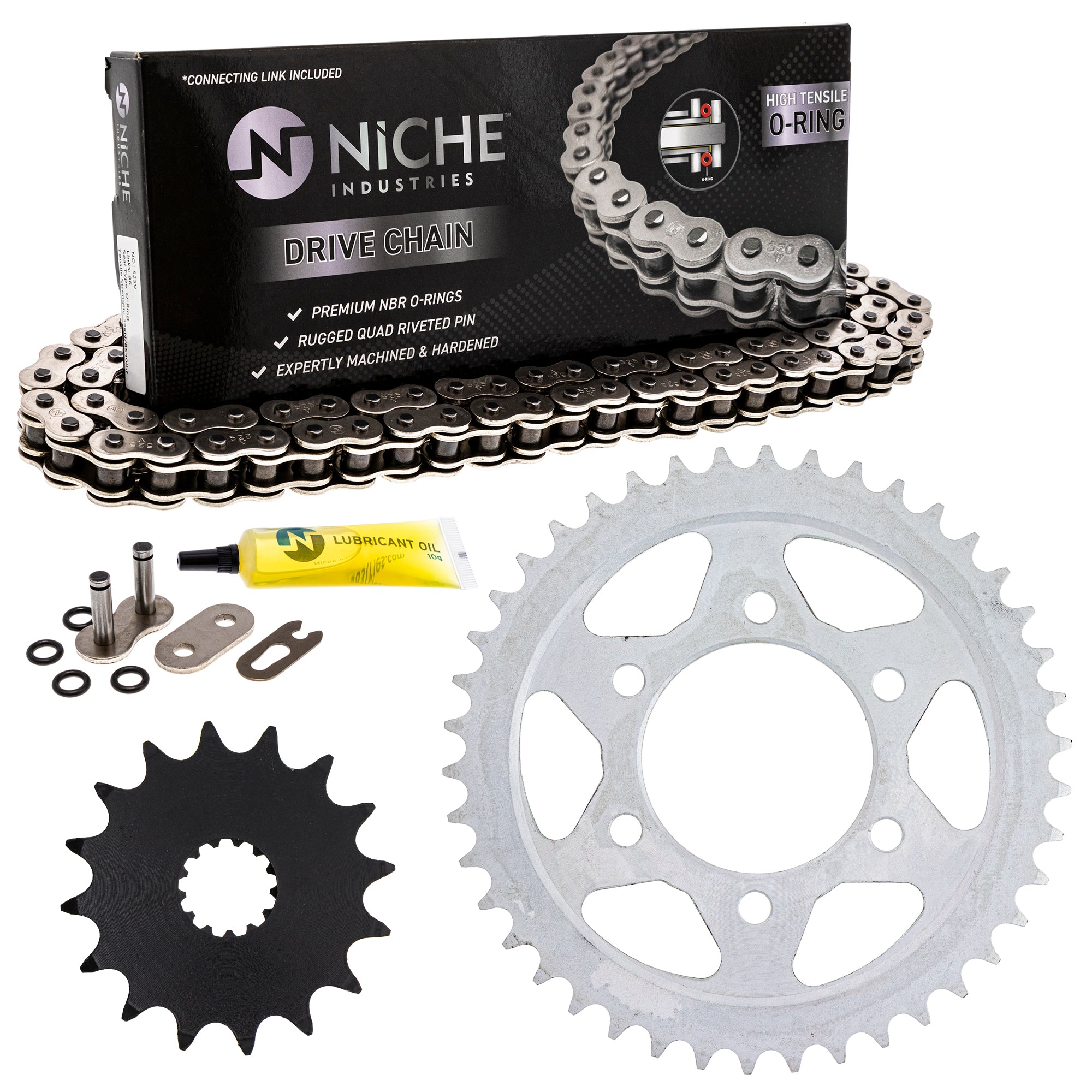 Drive Sprockets & Chain Kit for zOTHER Ninja 519-KCS0846K-K001 NICHE MK1004374