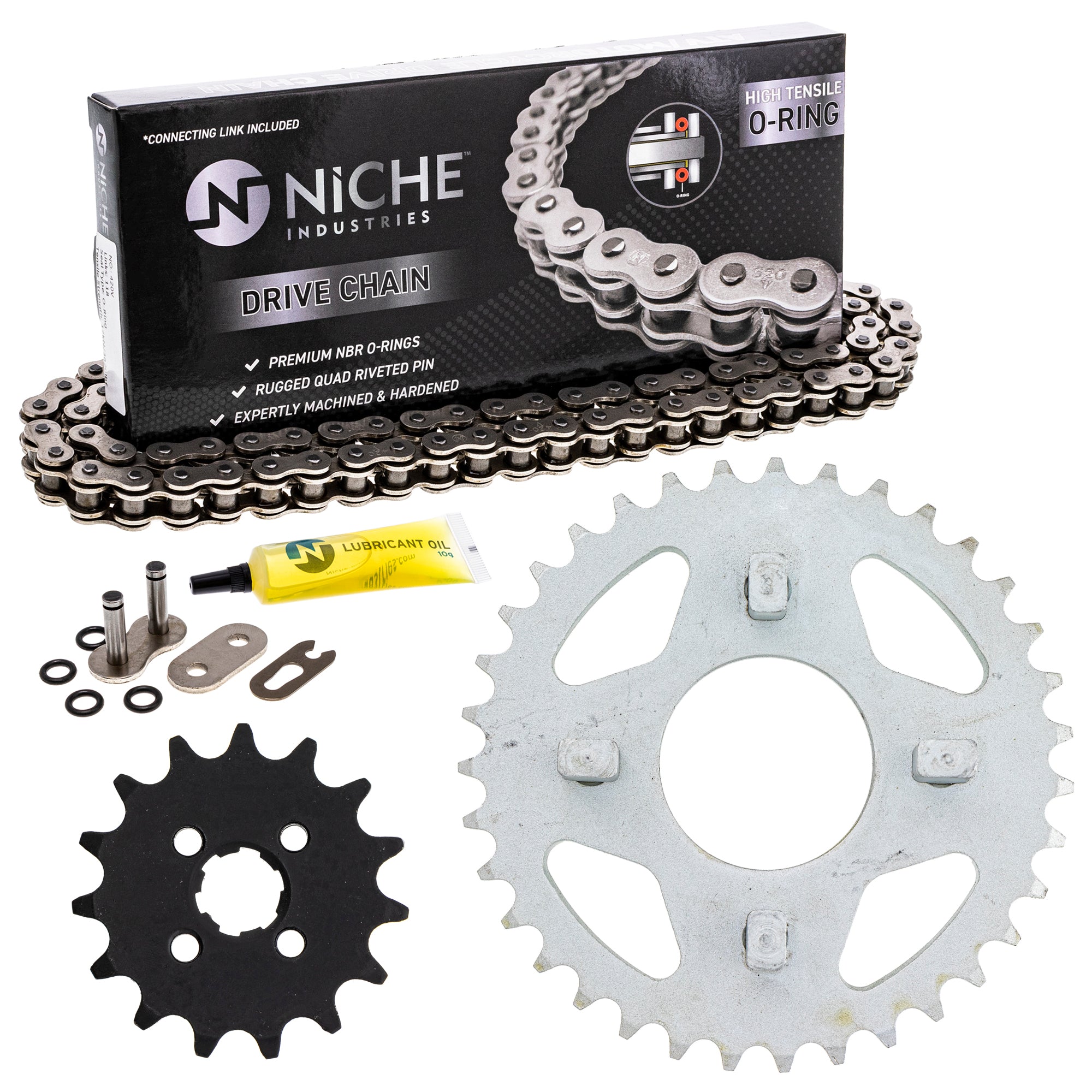 Drive Sprockets & Chain Kit for zOTHER Honda Trail 405W3-GB2-505 23800-098-000 NICHE MK1004384
