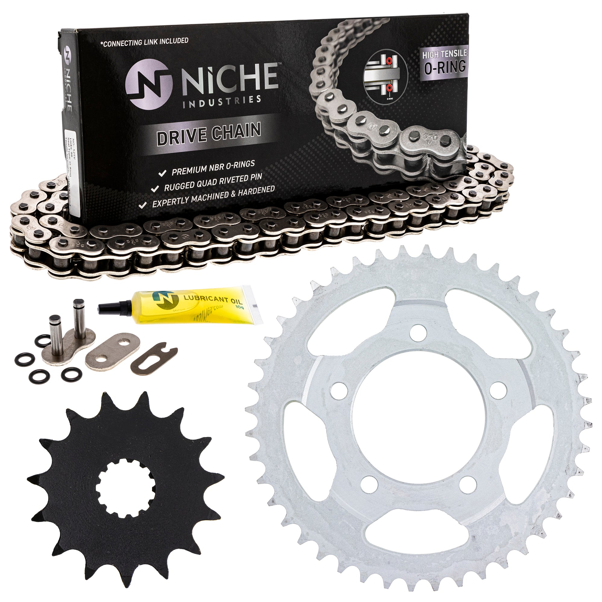 Drive Sprockets & Chain Kit for zOTHER Triumph Suzuki Kawasaki JT Sprocket SV650 NICHE MK1004392