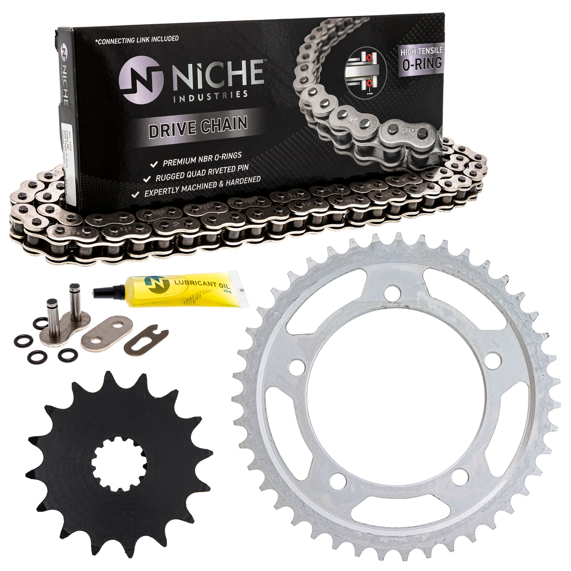 Drive Sprockets & Chain Kit for zOTHER Suzuki JT Sprocket GSXR600 519-KCS0865K-K001 NICHE MK1004393