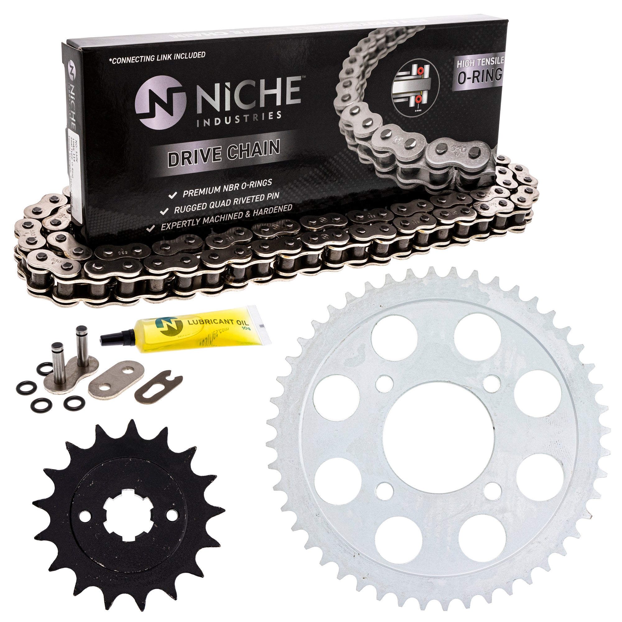 Drive Sprockets & Chain Kit for zOTHER Super 519-KCS0900K-K001 NICHE MK1004428