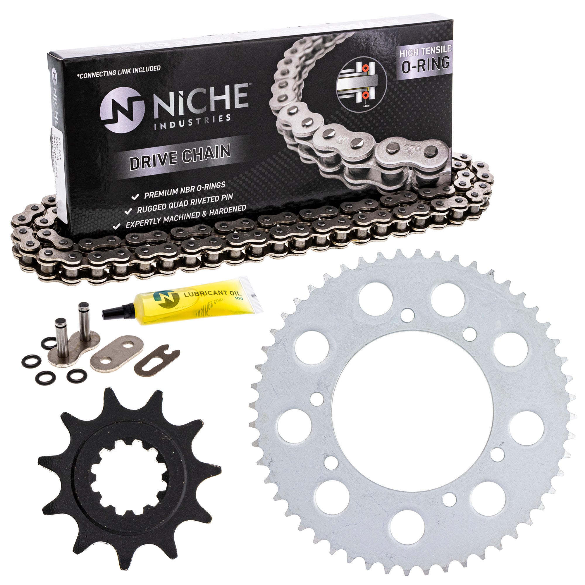 Drive Sprockets & Chain Kit for Honda Expert 40530-KSE-841 40530-GBF-811 NICHE MK1004443