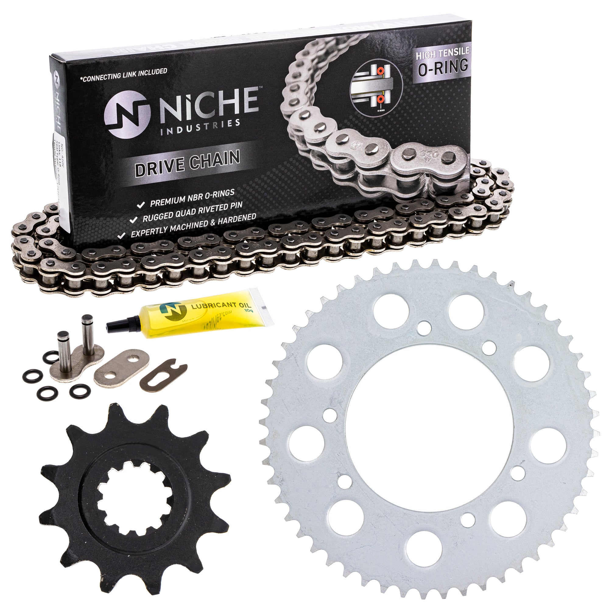 Drive Sprockets & Chain Kit for Honda Expert 40530-KSE-841 40530-GBF-811 NICHE MK1004444
