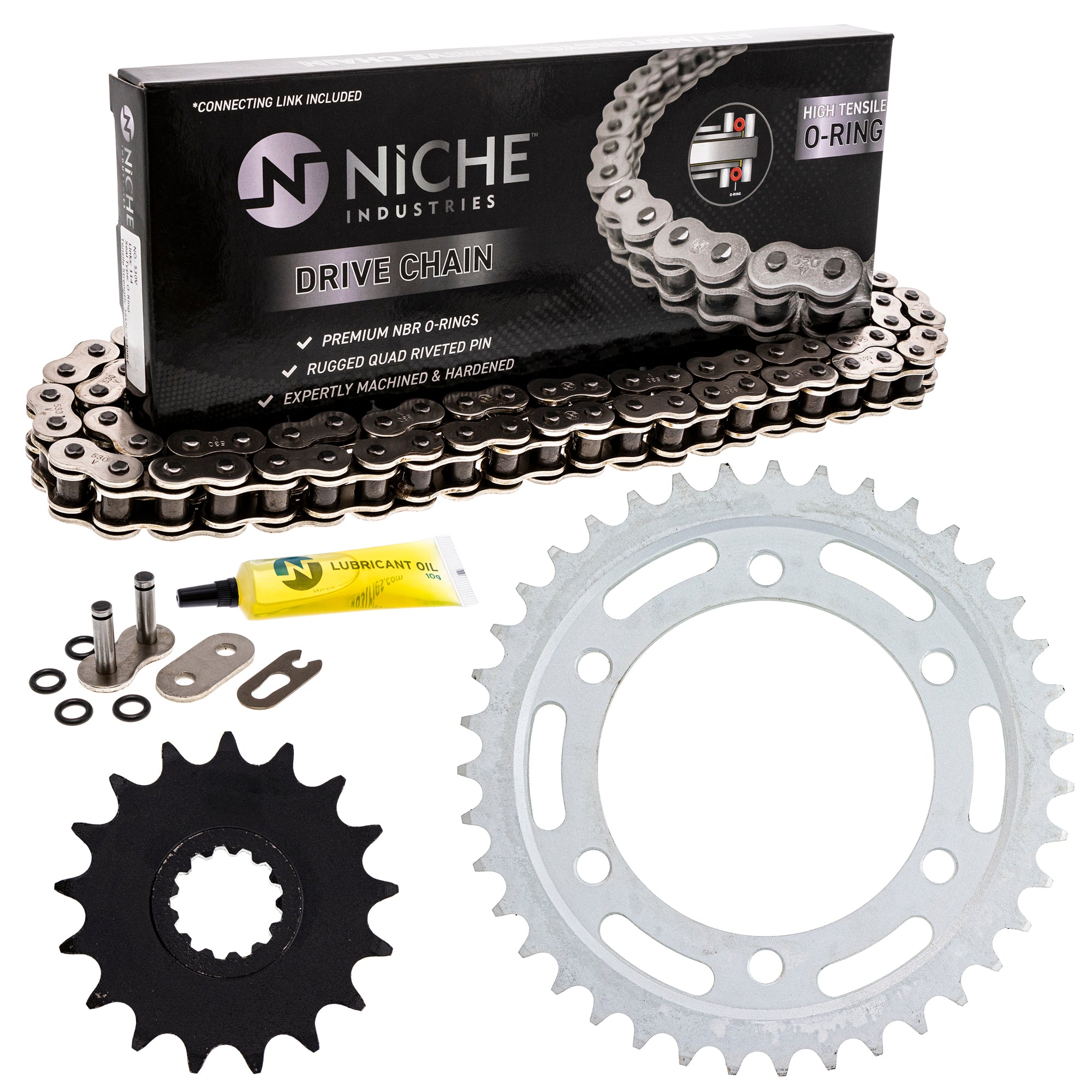 Drive Sprockets & Chain Kit for zOTHER Yamaha JT Sprocket YZF Interceptor GS700ES GS700E NICHE MK1004466