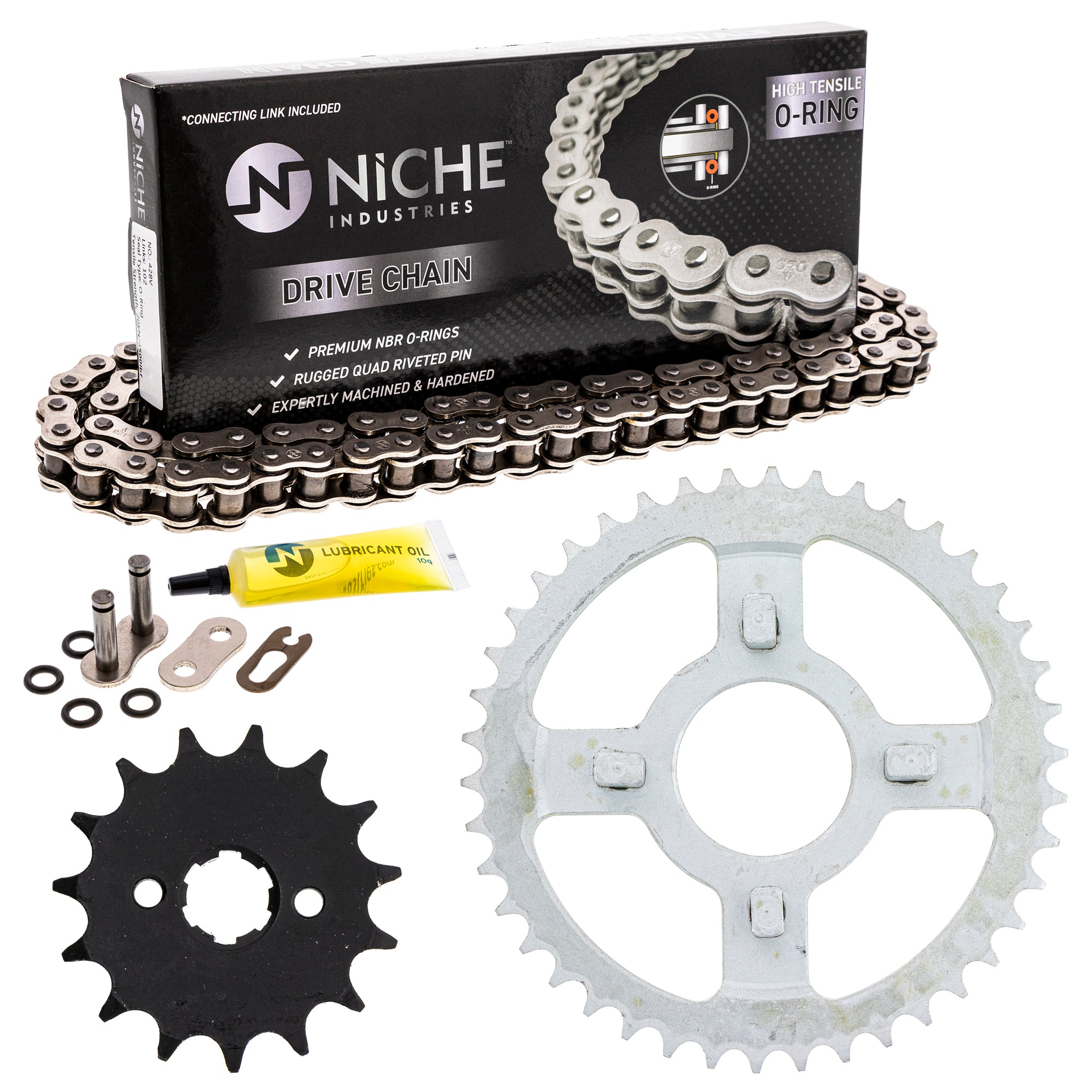 Drive Sprockets & Chain Kit for zOTHER Honda XL100S 23801-436-000 405W3-KA8-505 NICHE MK1004490