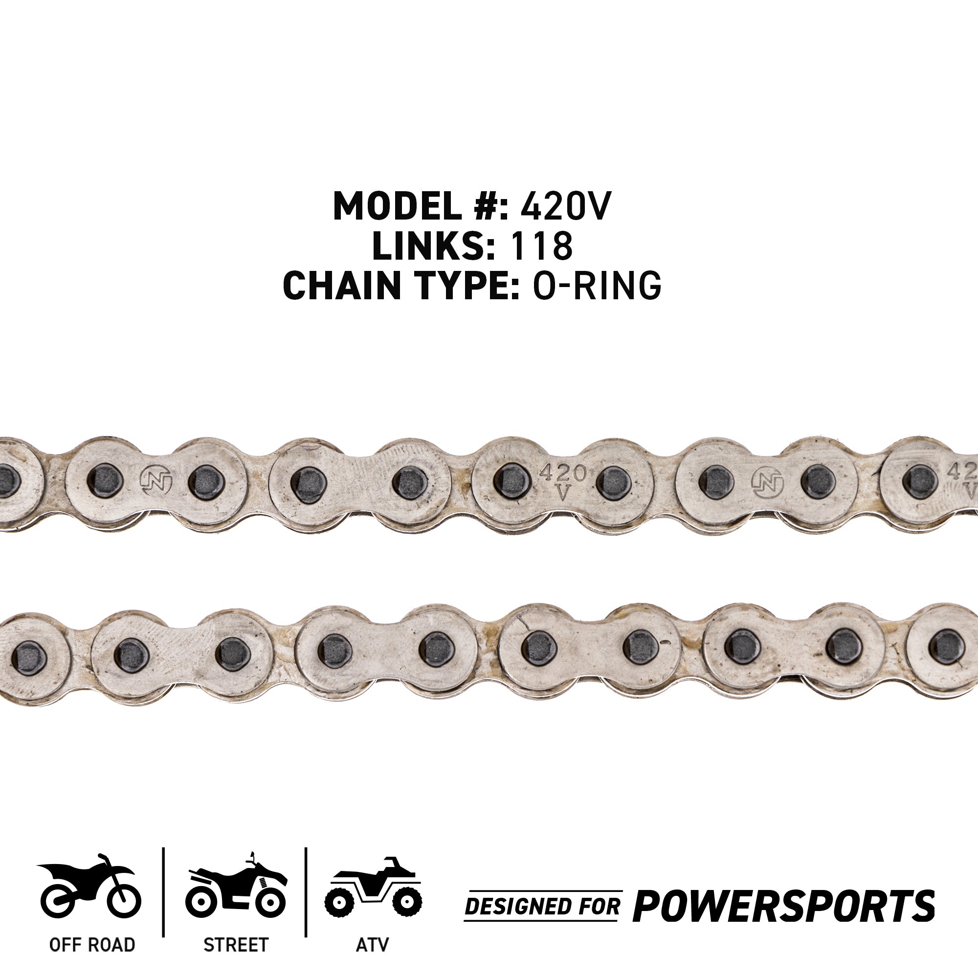 NICHE MK1004496 Drive Sprockets & Chain Kit for Honda XR50R