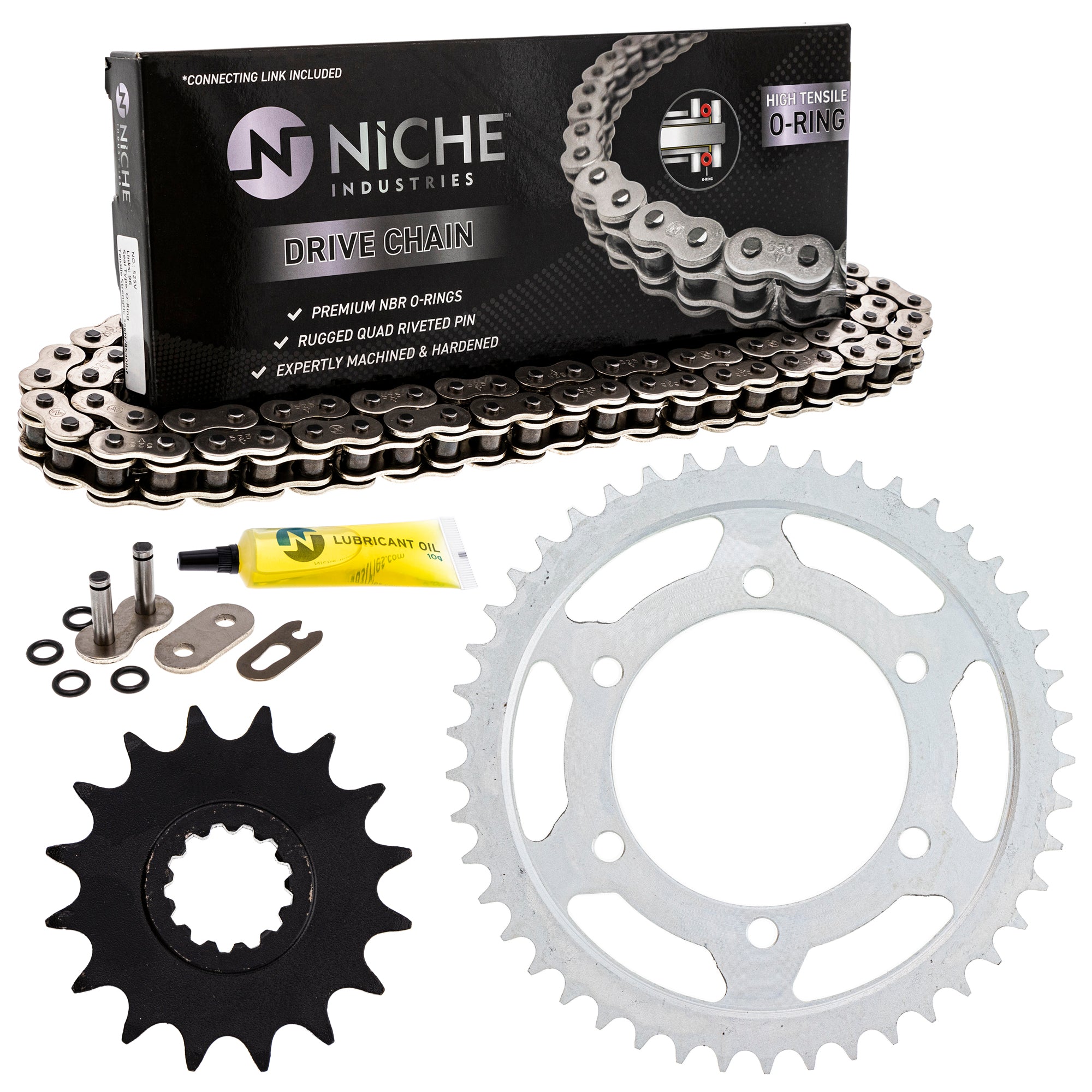 Drive Sprockets & Chain Kit for zOTHER Tracer 519-KCS0974K-K001 NICHE MK1004502
