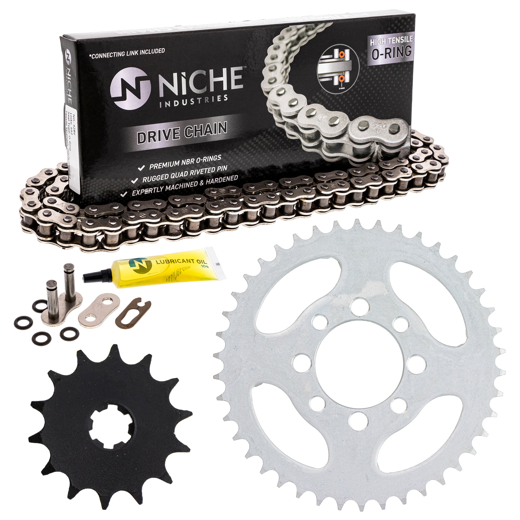 Drive Sprockets & Chain Kit for zOTHER Suzuki JT Sprocket RM80 405W3-KA8-505 27511-26400 NICHE MK1004508