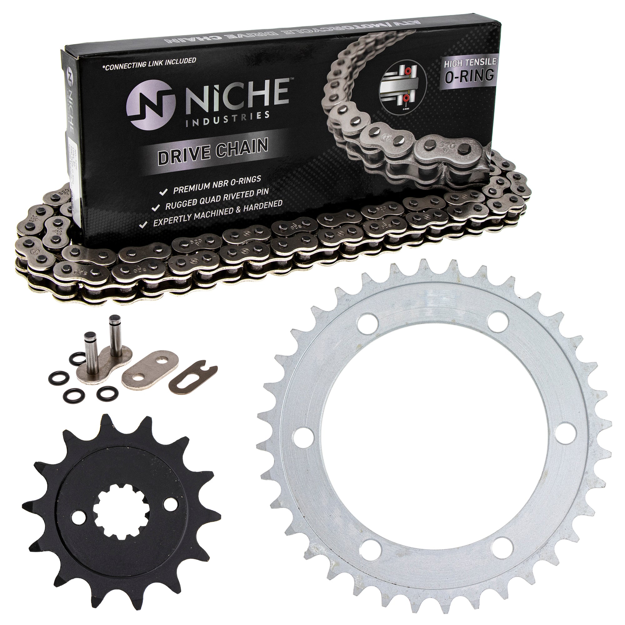 Drive Sprockets & Chain Kit for zOTHER JT Sprocket Honda CBR300R CB300F 23801-KYJ-940 NICHE MK1004516