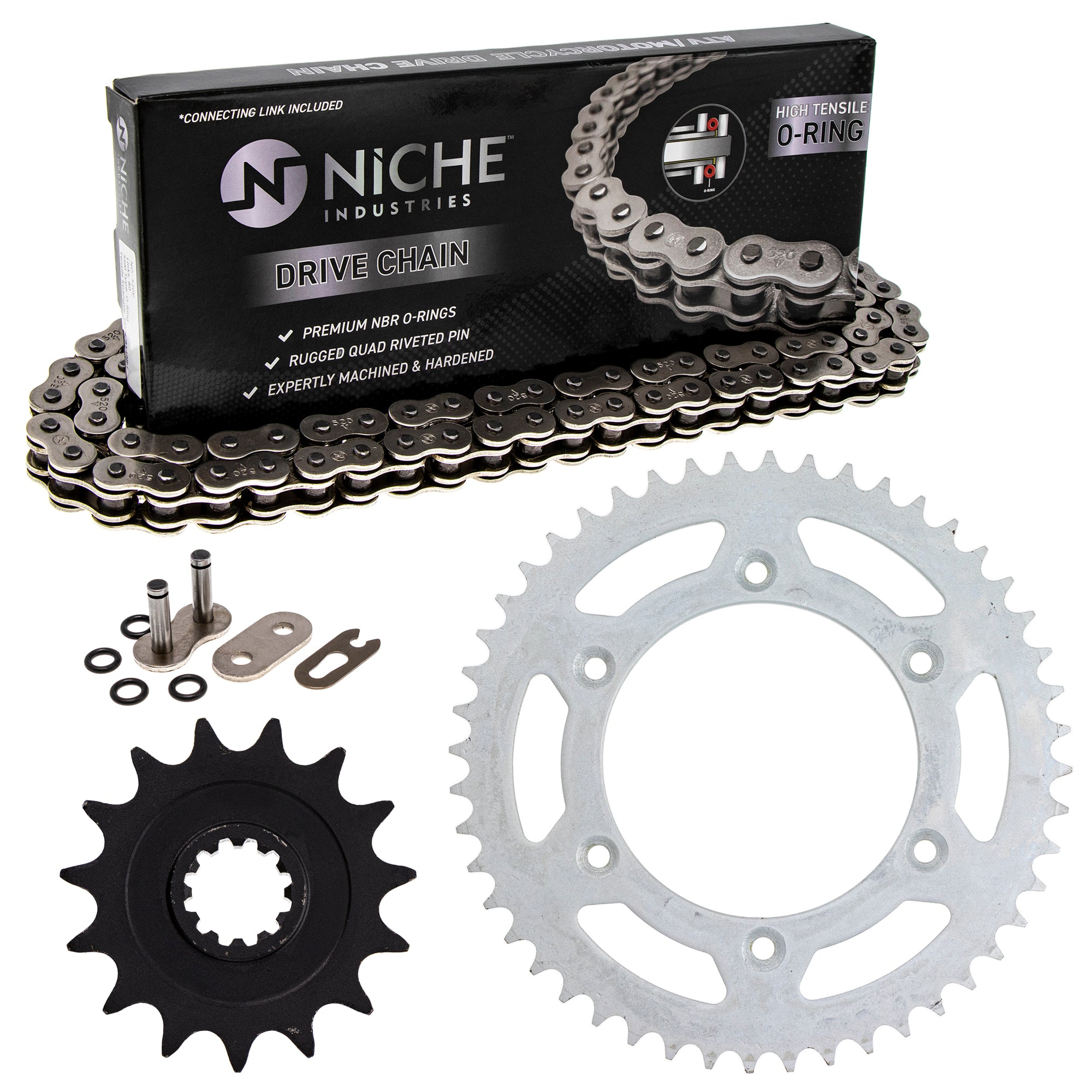 Drive Sprockets & Chain Kit for zOTHER KTM JT Sprocket Husqvarna Poulan Craftsman AYP NICHE MK1004525