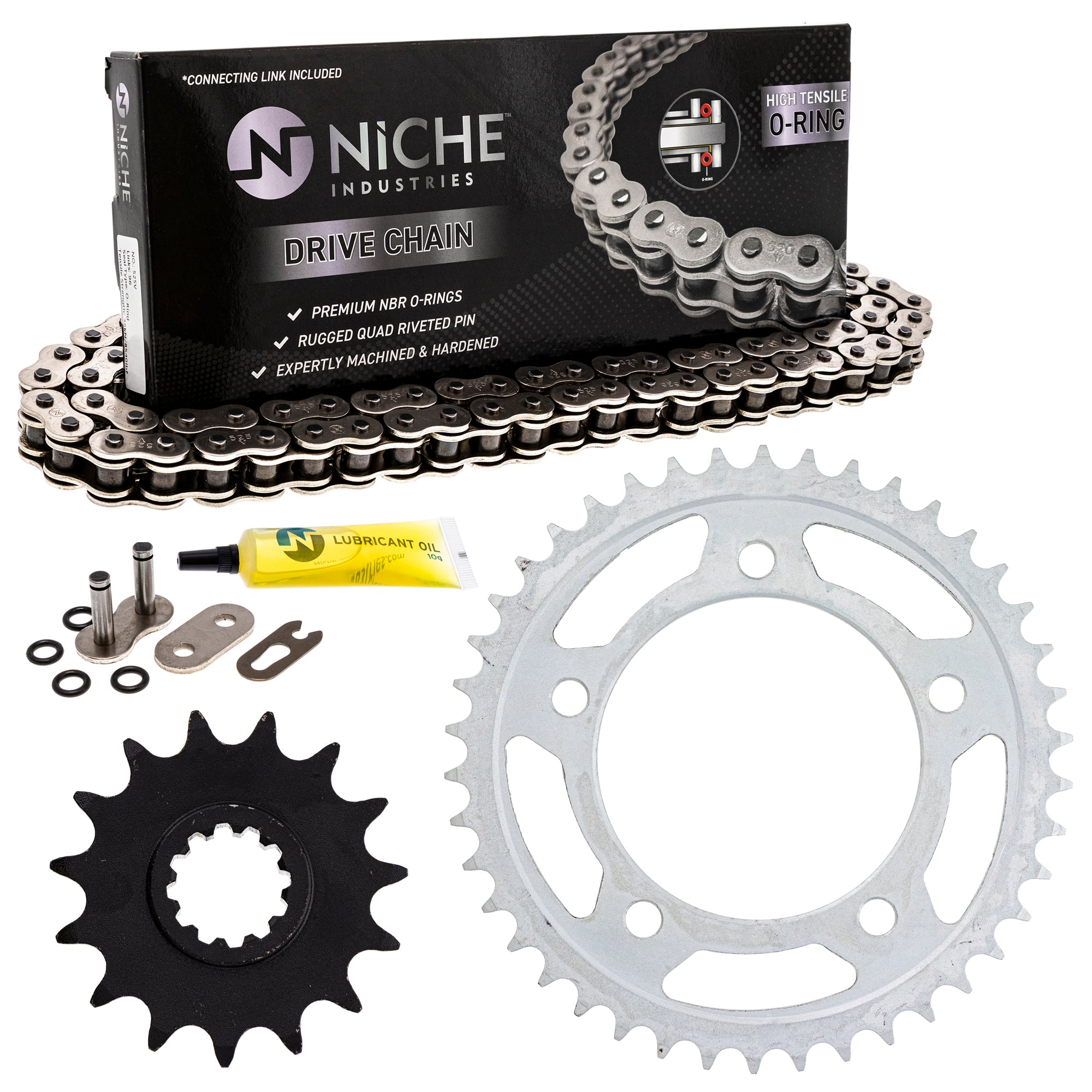Drive Sprockets & Chain Kit for zOTHER Hornet 519-KCS1003K-K001 NICHE MK1004531