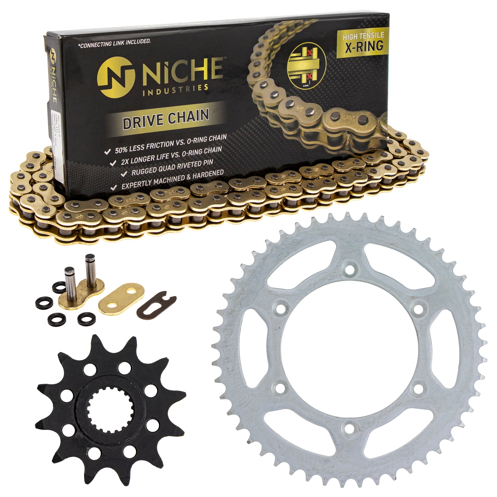 Drive Sprockets & Chain Kit for zOTHER Suzuki JT Sprocket RMZ250 RM125 27511-14101 NICHE MK1004662