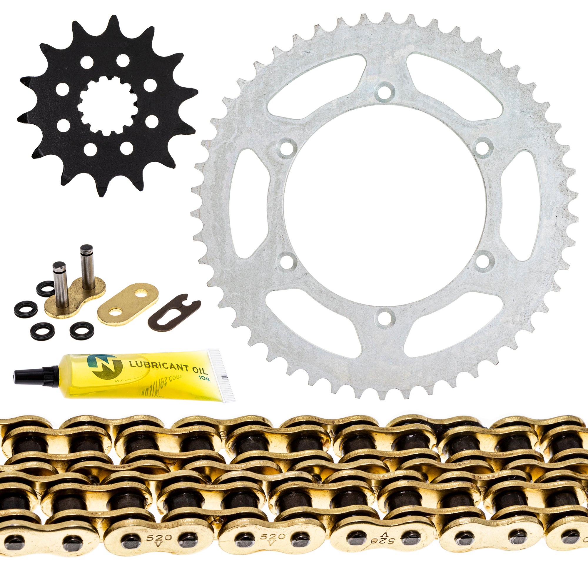 Drive Sprockets & Chain Kit for Kawasaki KLX300R KLX300 92057-0049 42041-1450 42041-1408 NICHE MK1004692