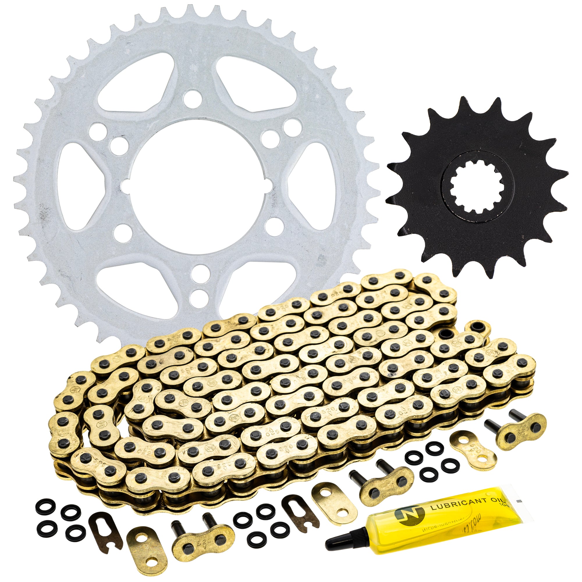 Drive Sprockets & Chain Kit for zOTHER Kawasaki Ninja 92057-1400 92057-0136 92057-0117 NICHE MK1004753