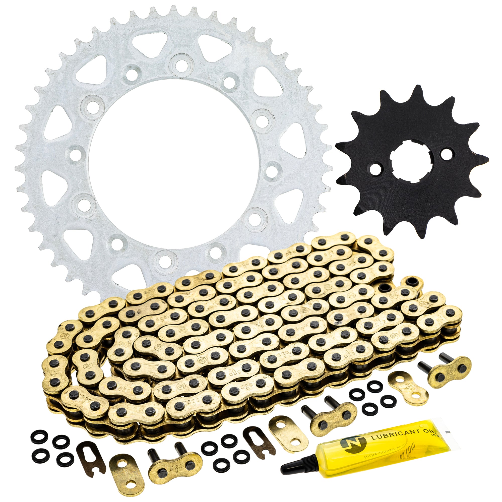Drive Sprockets & Chain Kit for zOTHER JT Sprocket Honda XR200R 23801-KK1-000 NICHE MK1004756