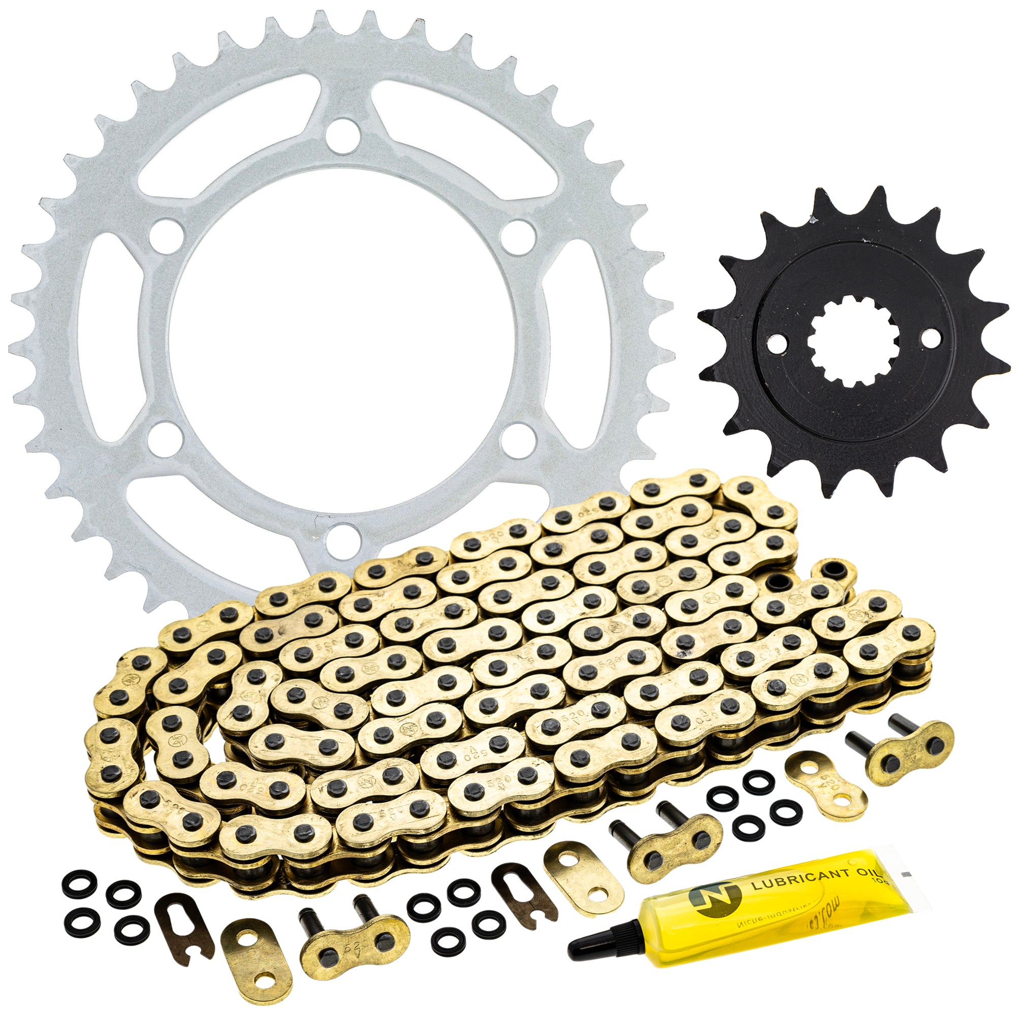 Drive Sprockets & Chain Kit for Kawasaki Zephyr 13144-1085 92057-0117 92057-0062 NICHE MK1004767