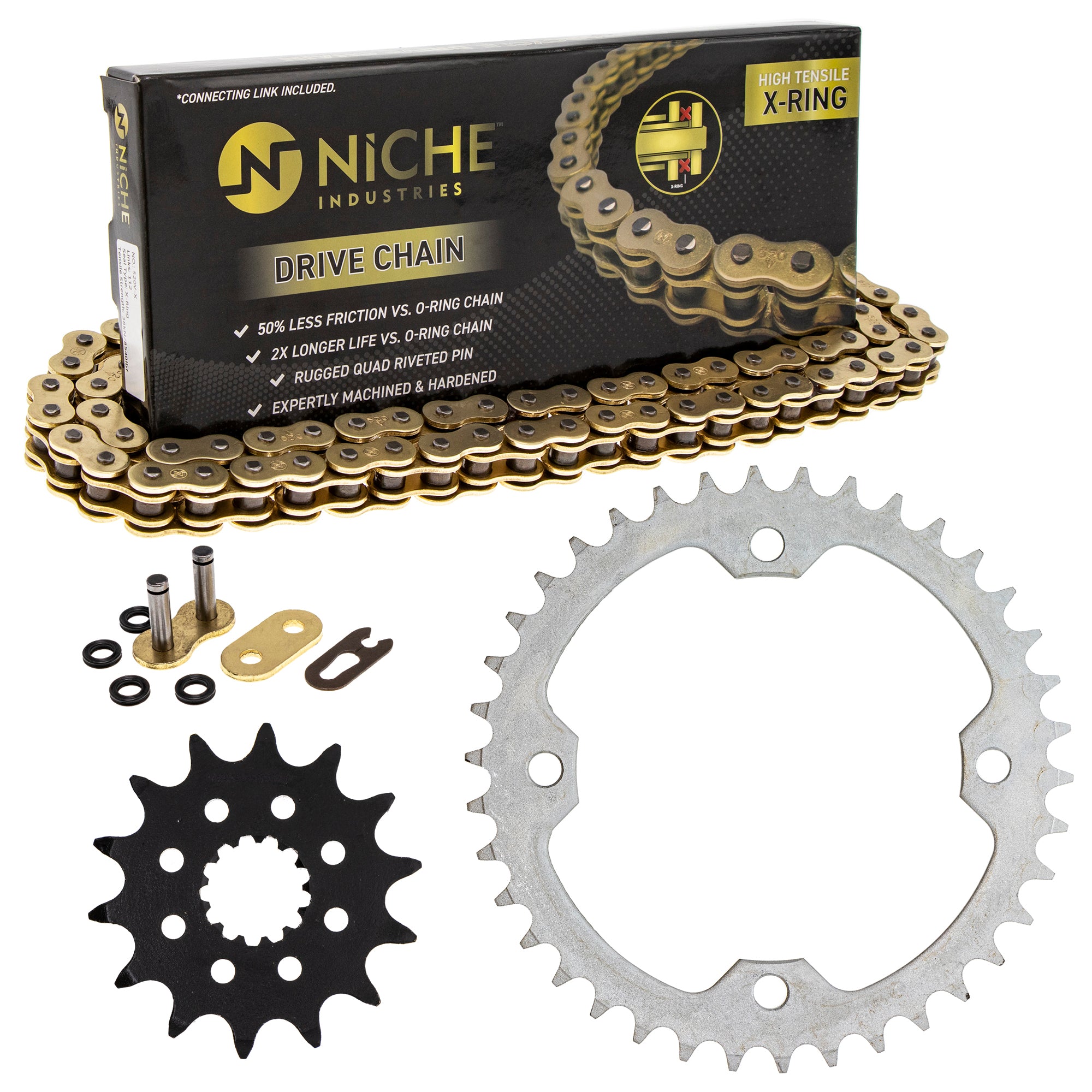 Drive Sprockets & Chain Kit for zOTHER YFZ450 519-KCS1248K-K001 NICHE MK1004776