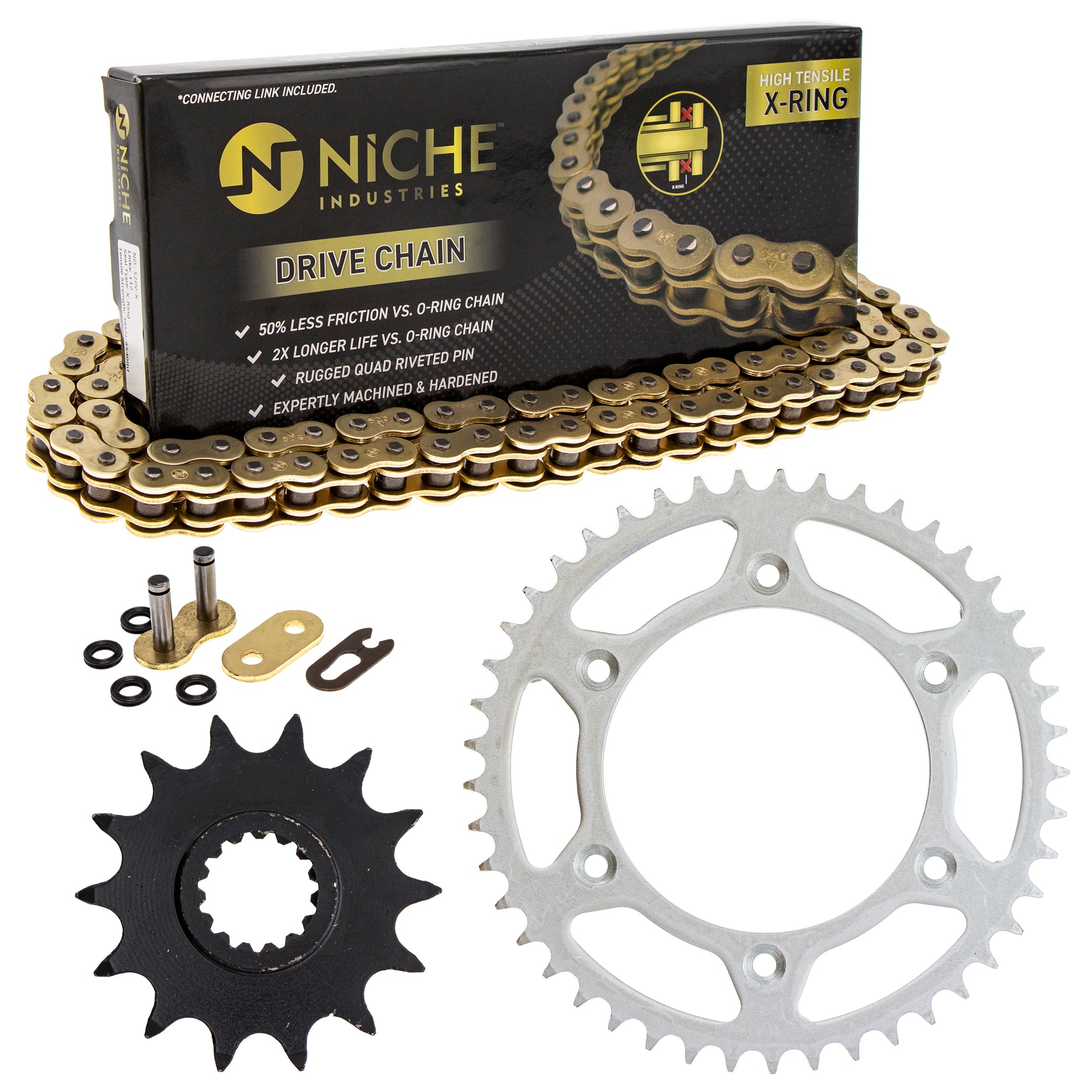 Drive Sprockets & Chain Kit for zOTHER KTM JT Sprocket Husqvarna Poulan Craftsman AYP NICHE MK1004823